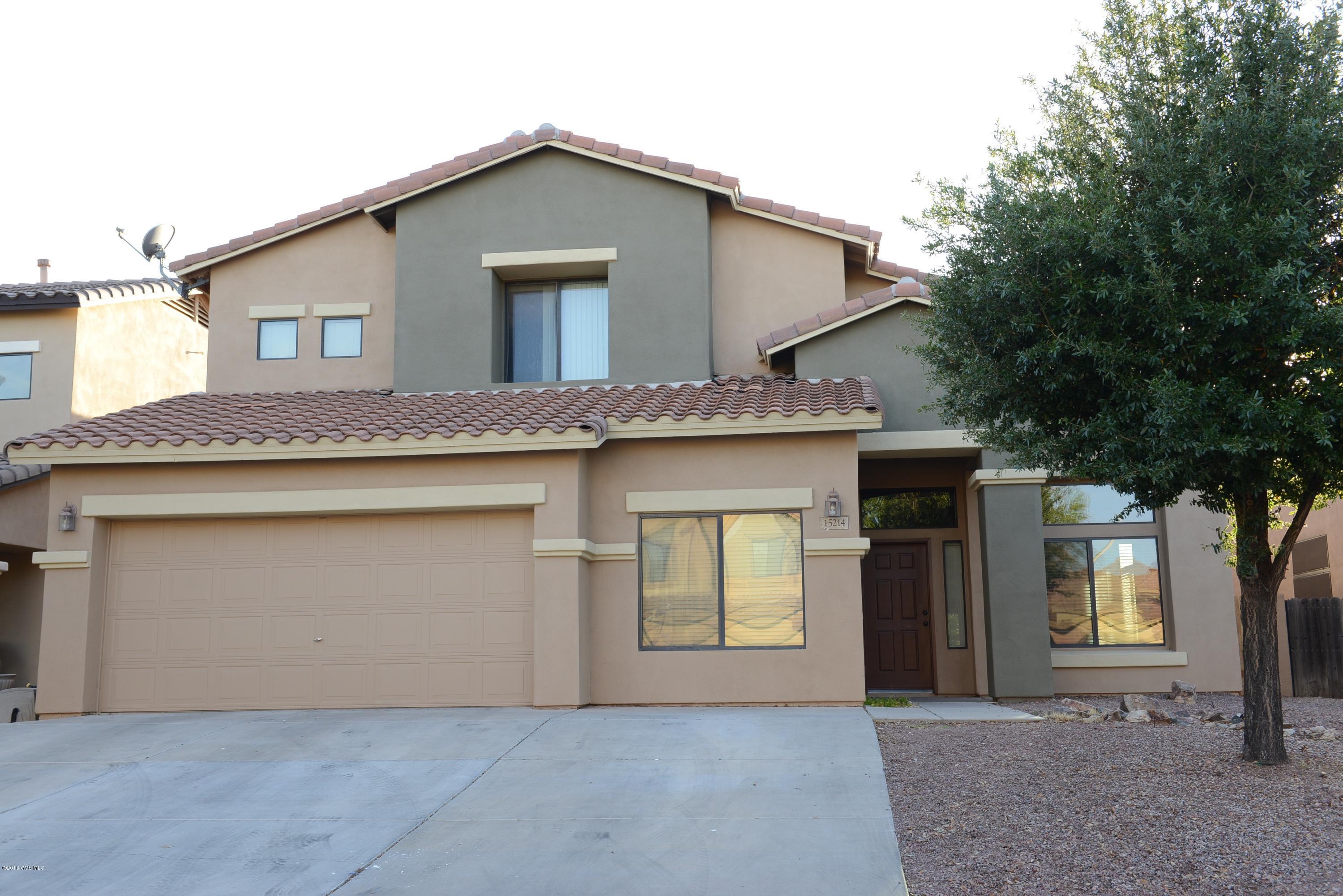 Spacious 5 bed, 3 full bath home in the desirable community of Rancho Sahuarita. First floor master suite. Brand new interior paint. New carpet in bedrooms. Huge beautiful kitchen with upgraded cabinets and large island with breakfast bar. Big upstairs loft. Cabinets and Storage in garage. Enjoy privacy in your new backyard with a tall rear wall, heated salt water Pebbled Tec pool and spa, and putting green! An entertainer's dream! Short walk to the clubhouse, schools and shopping. Come see this home today!