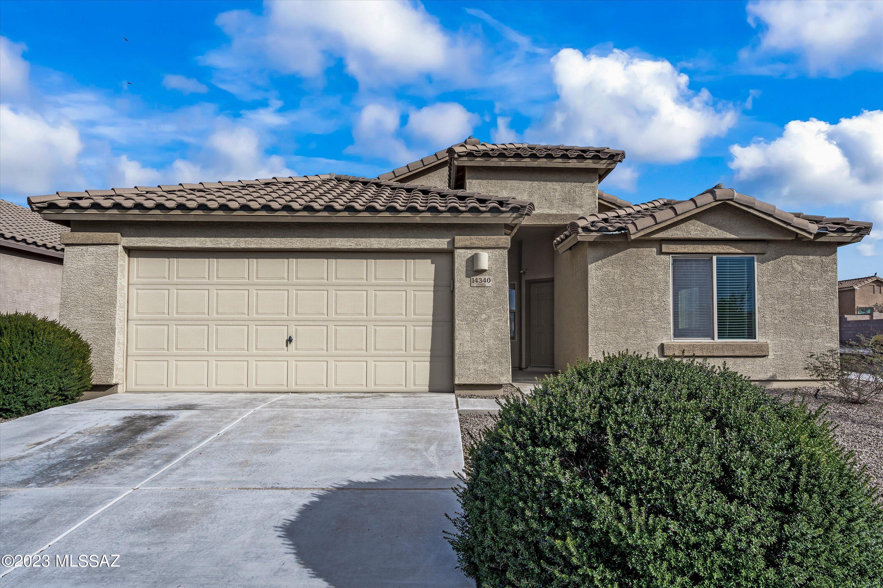 Enjoy the spacious 1933 sqft of this 3 bed, 2 bath home with a den situated on a large corner lot in the highly sought-after neighborhood of San Lucas. This home boasts high ceilings and plenty of natural light throughout. The kitchen, with it's massive island & elegant 42'' upper cabinets provide ample storage and counter space, & opens to a generous living area. Low-maintenance landscaping and solar make this home extremely utility-efficient, & the primary bathroom features a garden tub & dual vanity. Meticulously maintained & pr-listing inspections already done & repaired everything! This home features stunning mountain views, & easy access to Phoenix and the City via I-10. **Range Priced from $325k-$345k. Concessions available to buy down the interest rate or pay your closing costs
