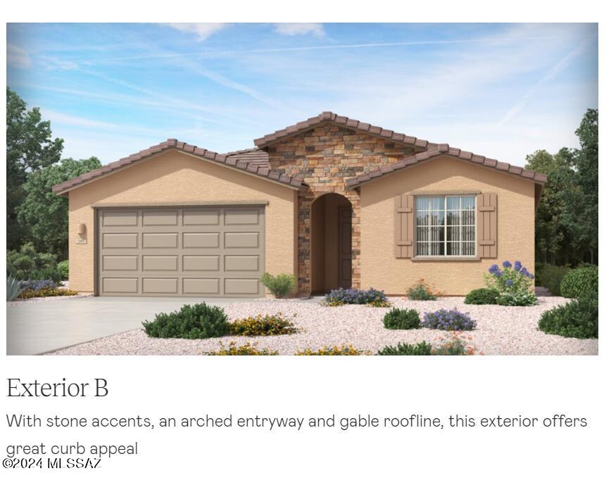 This spacious single-story home features a modern open layout among the Kitchen, Great Room, and Dining Room leads to a covered patio for outdoor living, while a nearby office is great for at-home work. All three bedrooms surround the space, including the luxe owner's suite with a walk-in closet. This home includes Upgraded Cabinets throughout the home and Granite Countertops in the Kitchen! Our homes come with the Rinnai Tankless Water Heaters, Smart Thermostats, Post-Tension Foundation, Radiant barrier roof decking, 2'' Faux Wood Blinds and more!