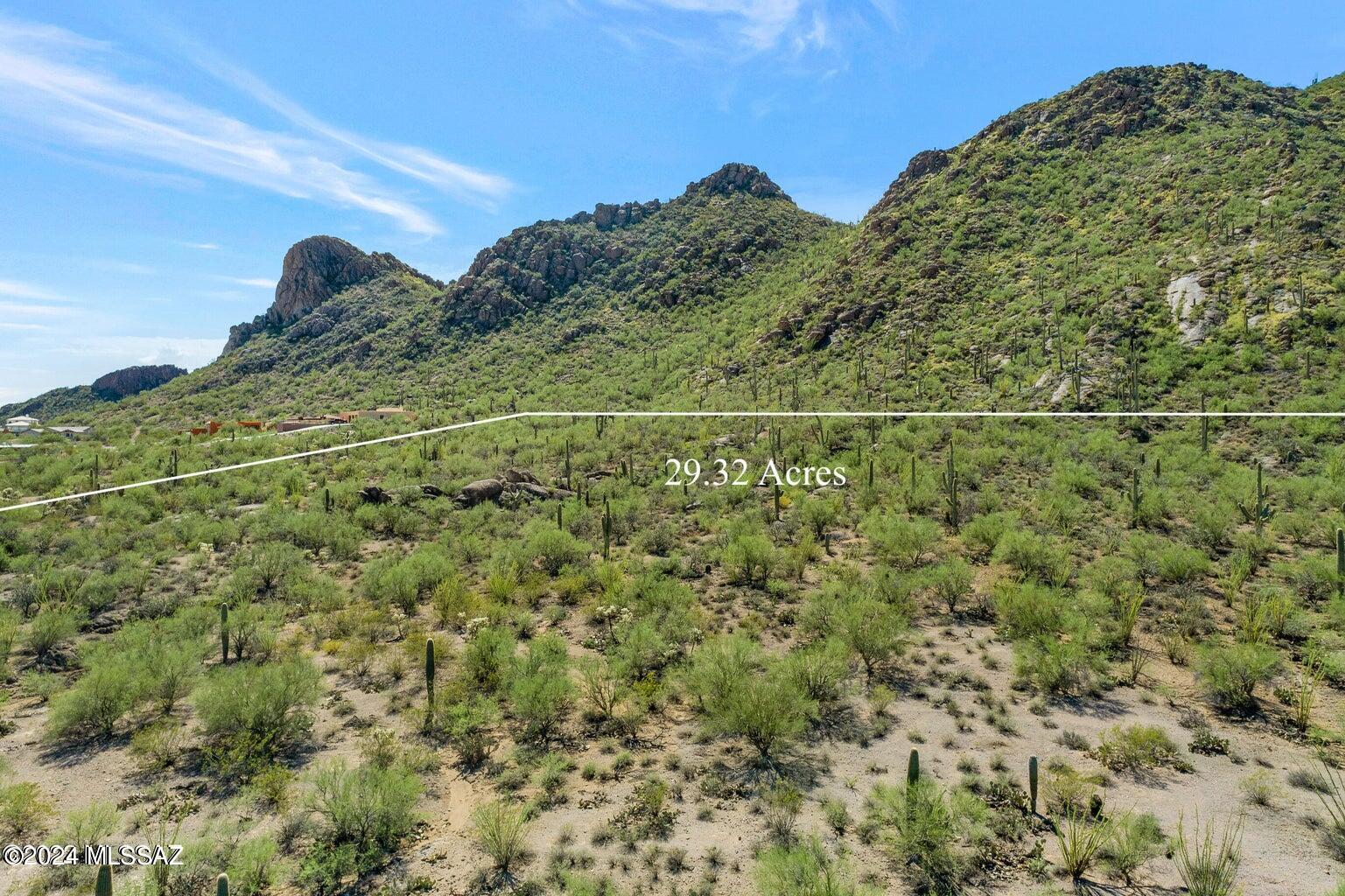 Welcome to your dream oasis! Nestled on nearly 30 acres of luscious land, this parcel offers an unparalleled opportunity to build your perfect home retreat. With a quick commute to local shopping and the I-19 Freeway, convenience meets luxury.Take in breathtaking city views and stunning sunrises from this elevated topography, providing a picturesque outlook for your future home. Priced at just $15,000 per acre, this steal of a deal won't last long.This one-of-a-kind parcel boasts privacy and tranquility, a rare find in today's market. With hundreds of majestic saguaros and phenomenal mountain vistas, nature's beauty surrounds you.Please note, lot lines are estimated, and we recommend buyers engage a surveyor for precise measurements. Don't miss your chance to turn your dream home vision into reality - seize this opportunity and build your dream oasis today!
