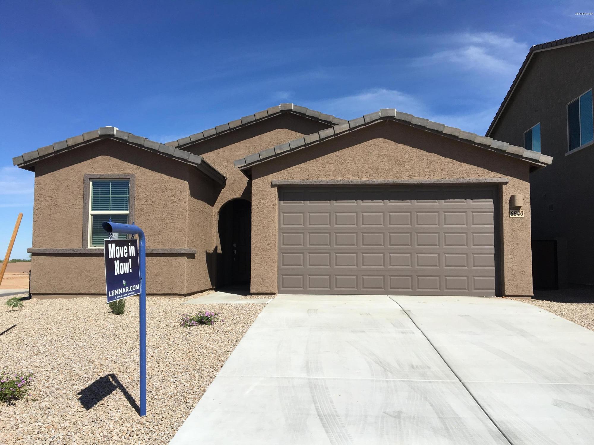 MOVE IN READY! BONUS: BACKYARD WITH GRAVEL AND FRONT LOAD GE WASHER & DRYER INCLUDED AT NO EXTRA CHARGE! 
  This floorplan also offers two spacious secondary bedrooms off the foyer with a full-sized bathroom in between them, as well as a laundry room and two-bay garage with storage/Tandem space. Wi-Fi Certified Home Design features included. Smart Products include Schlage smart lock, Honeywell Wi-Fi Thermostat, Ring Video Doorbell Pro and Liftmaster Wi-Fi enabled garage door opener. Stainless Steel appliances including refrigerator are standard! 2'' faux wood blinds on select windows, soft water loop, pre-wire for future satellite TV, two gates with composite slats on either side of home, upgraded exterior soffit board under eaves, concrete tile roof and so much more