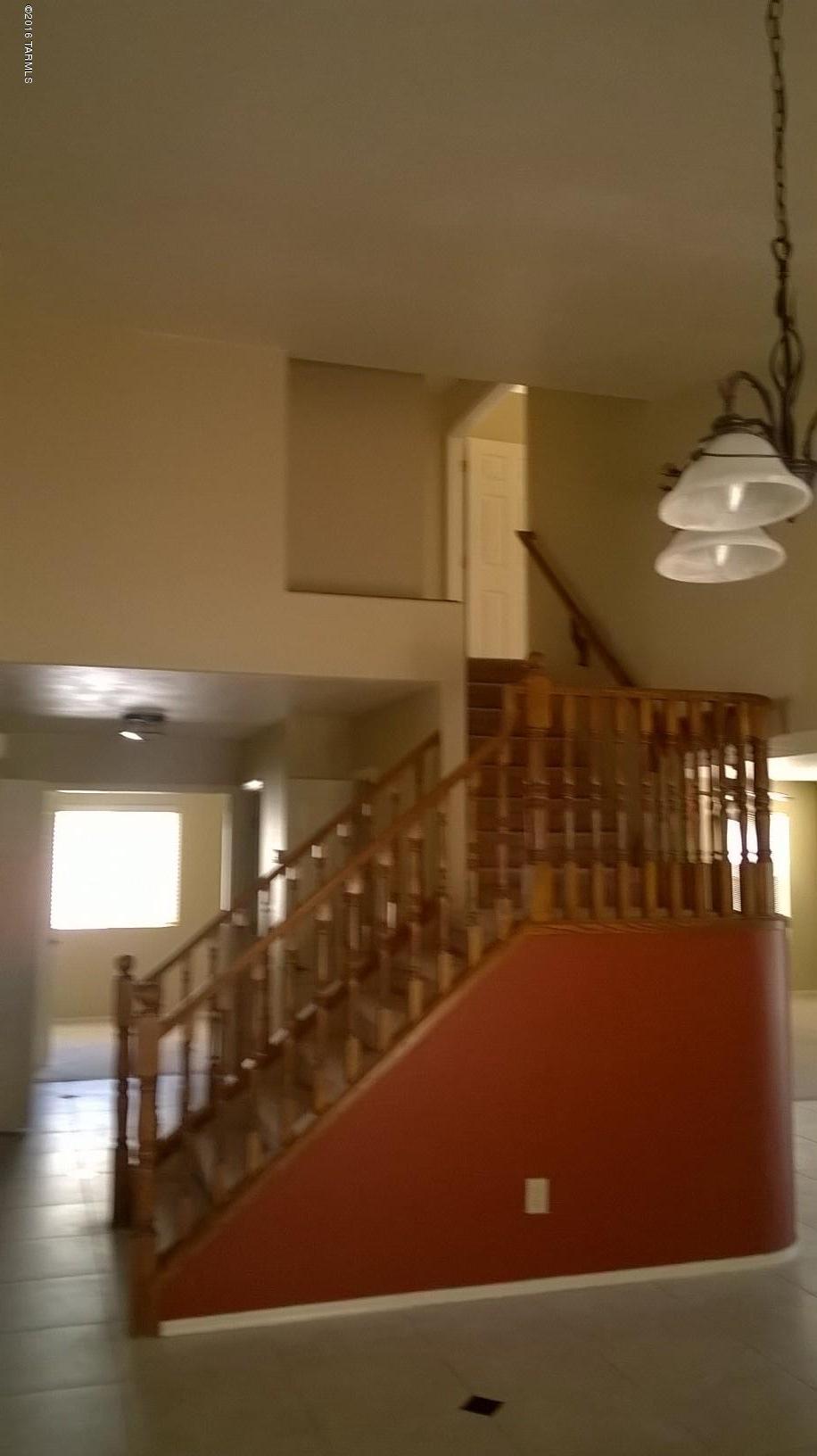 This 5 bedroom 3 bath home is in desirable Copper Creek Community. 1 bedroom and 1 bath downstairs. Large family room with fireplace and a living room. All appliances included. Kitchen with granite tile counter tops,ceiling fans, tile with decorative touches and updated fixtures This home is Solar Powered with an electric bill savings of $100-$150 per month. 3 car garage with shelves for storage. Don't miss out on this home.