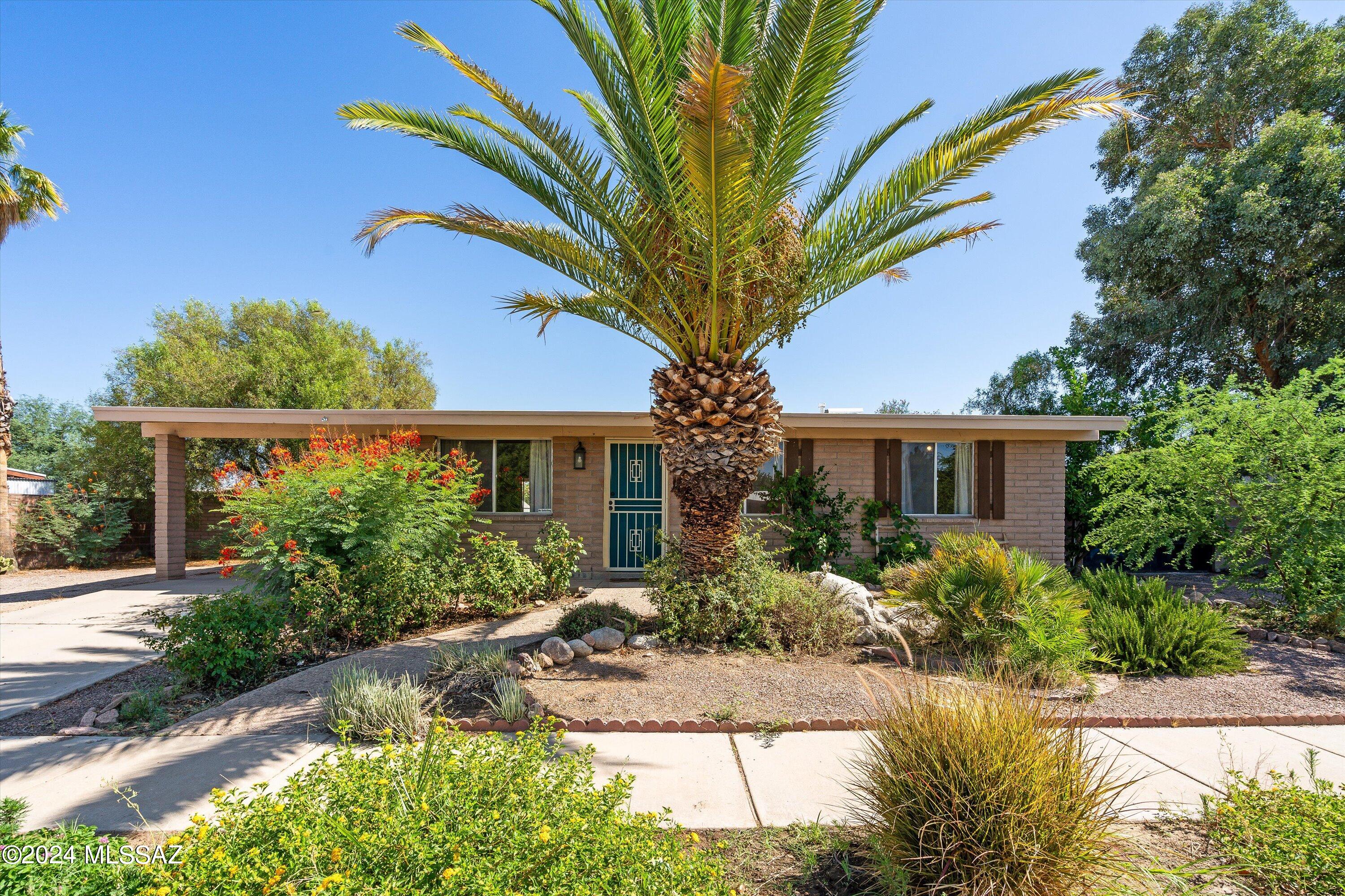 Exactly what you're looking for in Northwest Tucson! 3bd 1ba. New paint inside and out. This home is ready for you to move in and enjoy. Wait until you see the beautiful back patio with hot tub and huge yard. It's a true paradise. Over a 1/4 acre. Plenty of room for all of your toys. You'll have a large gate to pull them right in. NO HOA!