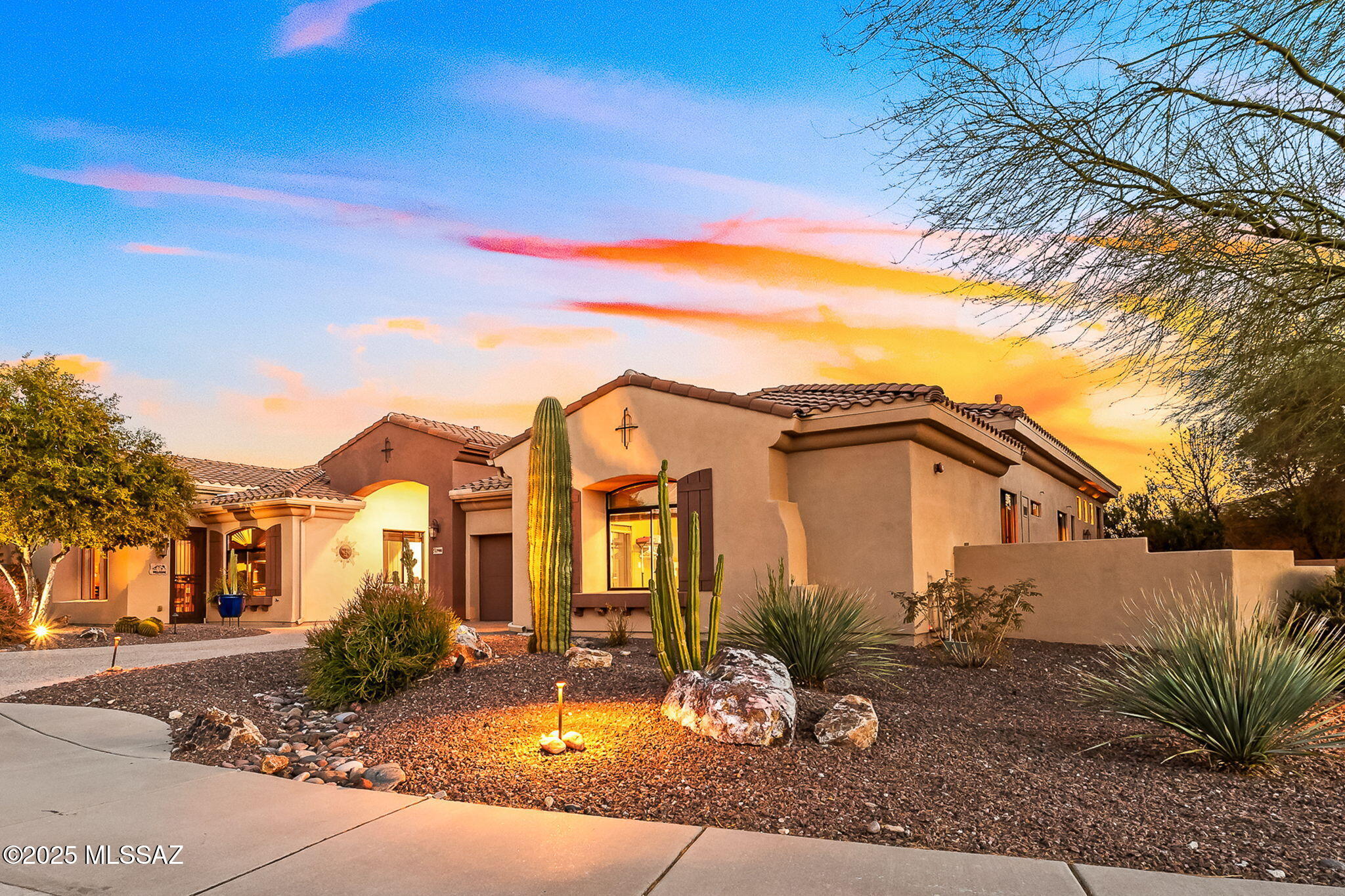 Boasting an array of beautiful finishes and upgrades, this luxurious and immaculate home offers 3769 sq. ft., 3 bedrooms, 3 full bathrooms, bonus room plus a private office. Enjoy the open floor plan and vaulted ceilings. As you enter, you are greeted by a beautiful formal living and dining room centered by a gas fireplace. The kitchen offers a large granite island, Monogram stainless steel appliances, breakfast bar, breakfast nook and abundant cabinetry. All furniture and decor included with a full price offer.