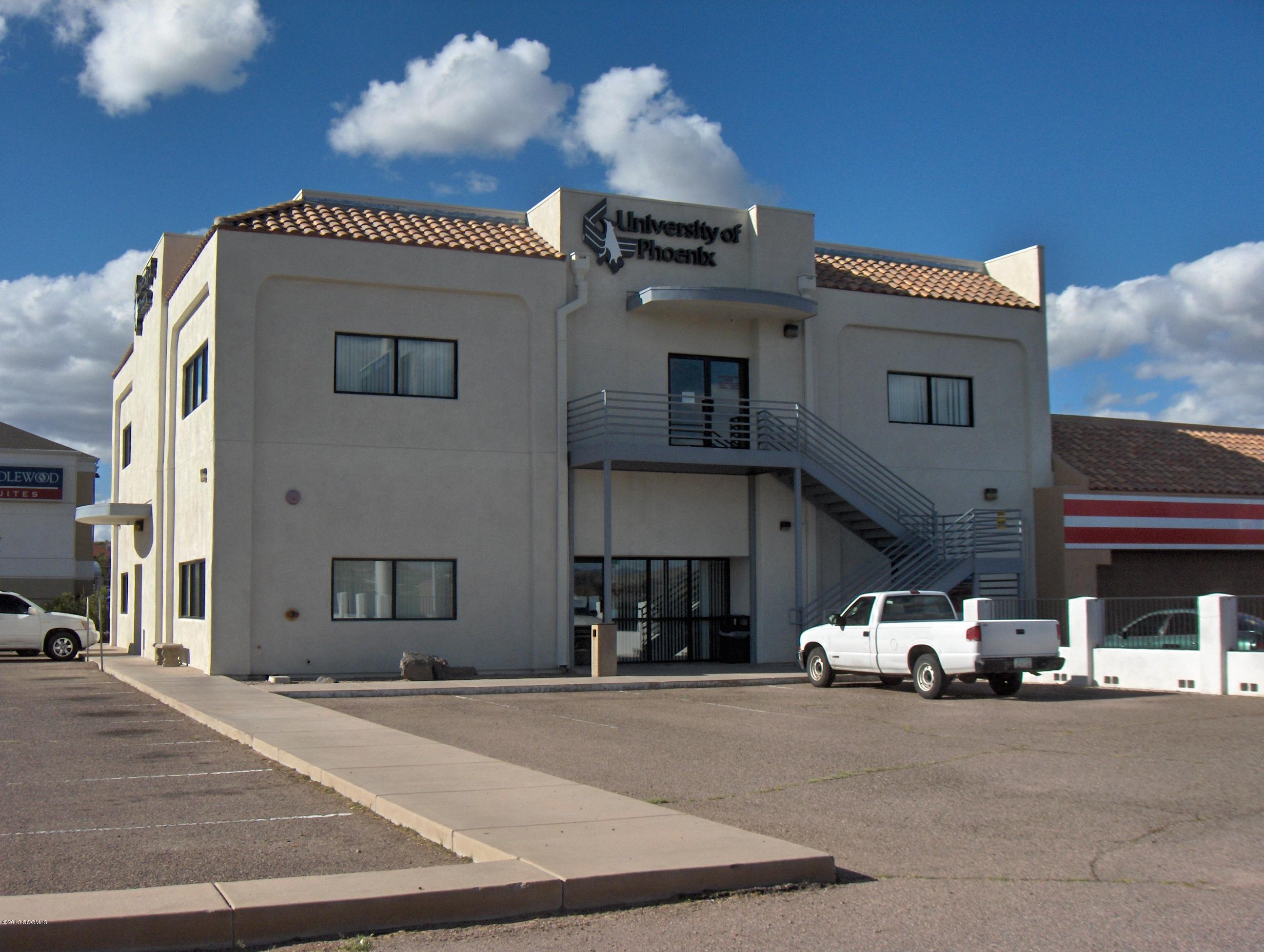 BUSINESS INVESTMENT OPPORTUNITY. This 7466 sq. ft. very well built building, located on one of the best business areas of Nogales. 1/4 mile from 1-19 Freeway, less than 3 miles from the Mexican border. A lot of traffic visibility exposure. Private parking and private elevator. This property is zoned for many different types of businesses, office, business services, retail, school, medical and much more.