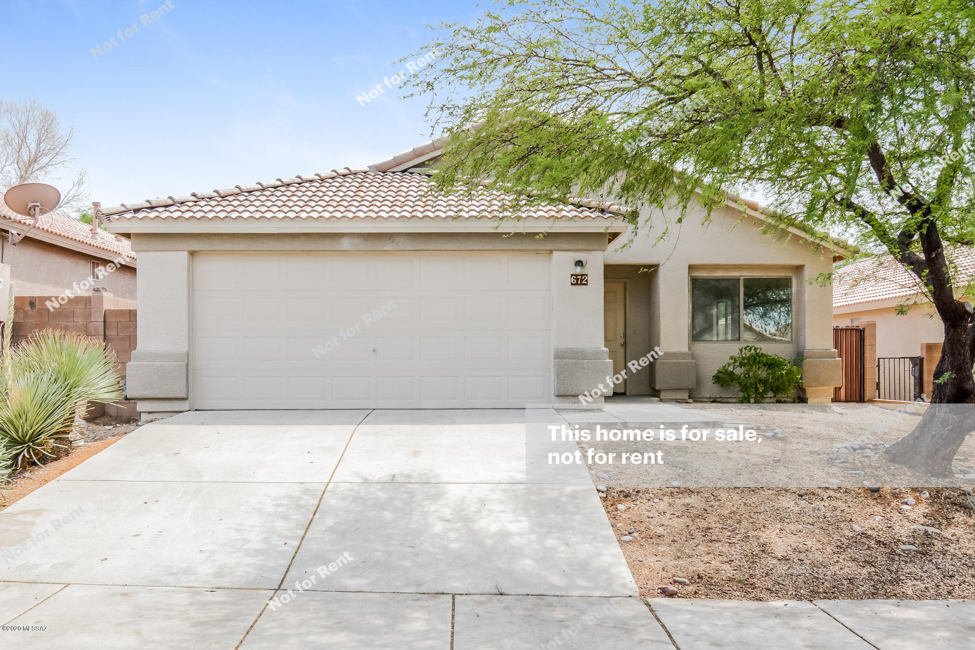 This Vail one-story home offers a two-car garage. This home is vacant and cleaned regularly.