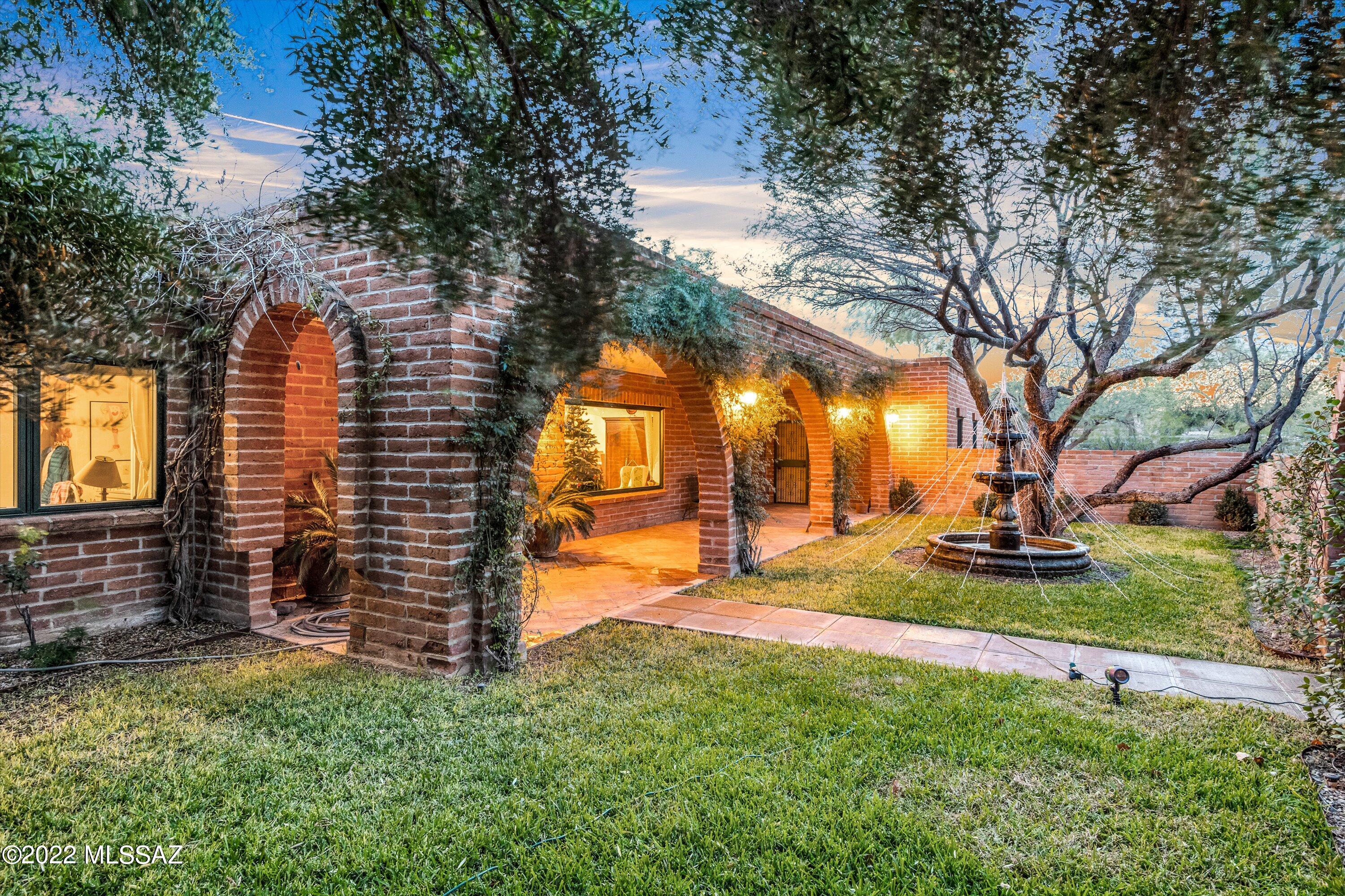 Meticulously maintained and renovated with luxury details, this 4 bedroom home boasts stunning, unobstructed views of the Catalinas and sits on a corner lot with almost 1.7 acres in the quiet and exclusive neighborhood of La Cienega. Gorgeous indoor and outdoor living in this charming, 3401-square ft home; kitchen completely remodeled with all new appliances and wine cooler, beamed great room, master bathroom overhauled with soaking tub and separate shower. New Low-E windows, new backyard entertaining area with barbecue and fire pit around the pool, private, walled backyard, 2 master suites, and the whole lot is fully fenced. Incredible ranch zoning and acreage is perfect for horses, garages or hobbies. Abuts to famous Canyon Ranch and walking trails. See list for recent upgrades/ features