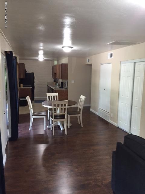 Best unit in the complex and worth it!!! Buy any other unit and you will have to put in $35K to match this quality! Seller to pay for appraisal! Upper corner unit, right by the golf course! Brand new dual pane windows, new flooring, new kitchen with granite counters, fresh paint, new bathrooms. All permits obtained. Close to shopping, restaurants, resorts, and the Oro Valley Country Club.  Renovated 2 BD 2 BA home with gorgeous views! Property is surrounded by mature landscaping in a peaceful, serence setting with community pool.  HOA covers pool, water, trash, laundry facilities, building insurance, and roof and grounds maintenance. Seller is owner/ agent