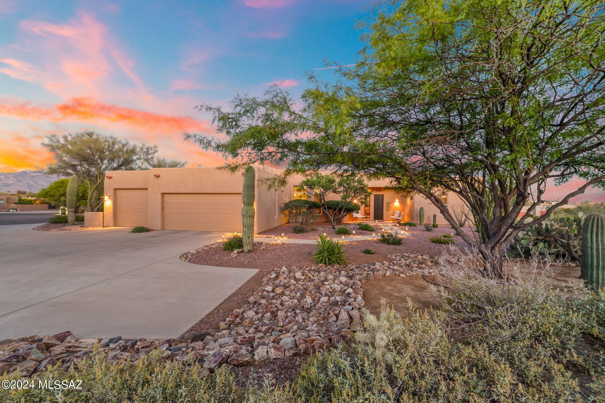 Welcome to your dream oasis nestled against the picturesque Pushridge Mountains. This stunning 3196 square-foot residence offers the epitome of luxury living, boasting four spacious bedrooms and three elegantly appointed bathrooms.

As you step inside, you're greeted by an abundance of natural light cascading through the expansive windows, illuminating the open floor plan that seamlessly connects the living, dining, and kitchen areas. The heart of the home, the gourmet kitchen, features premium appliances, granite countertops, and ample cabinet space, perfect for both everyday living and entertaining guests.

Unwind in the serene master suite, complete with a lavish en-suite bathroom featuring a soaking tub, separate shower, and dual vanities. Two additional generously sized bedrooms offer comfort and privacy for family and guests alike.

Step outside to your private sanctuary, where a large covered outdoor patio provides the ideal setting for al fresco dining or simply enjoying the tranquil surroundings. Lounge by the sparkling pool and spa, surrounded by lush landscaping and breathtaking mountain views, creating an atmosphere of tranquility and relaxation.

Situated on a sprawling lot, this home offers endless possibilities for outdoor recreation and entertainment. Whether you're enjoying a quiet evening under the stars or hosting gatherings with loved ones, this property provides the perfect backdrop for creating lasting memories.

Don't miss your chance to experience luxury living at its finest in this exquisite Pushridge Mountains retreat. Schedule your showing today and prepare to make this house your forever home.