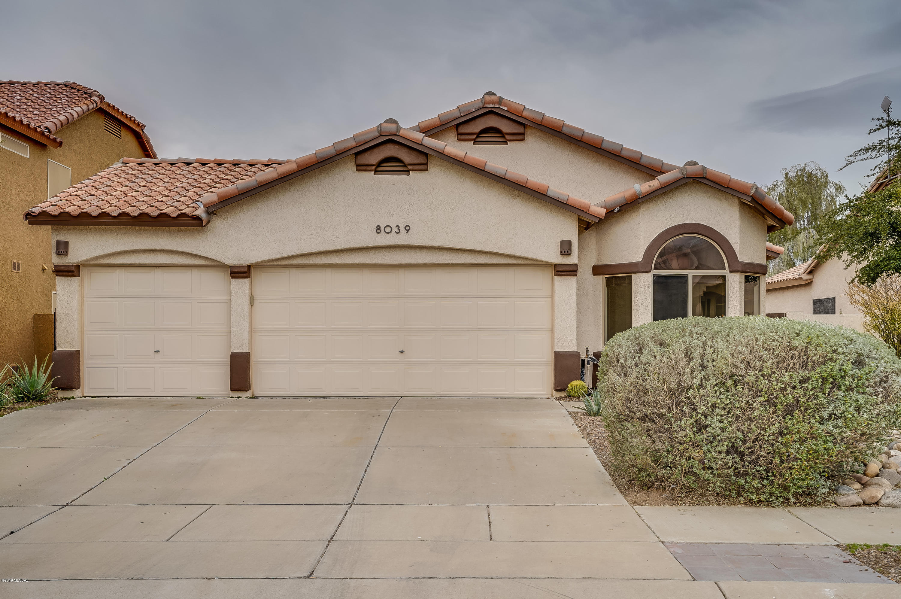 By far one of the best properties in Continental ranch.  This home has unique charm that you will not find in many Continental Ranch Homes.  Beautiful Stained concrete floors throughout living spaces and master bedroom.  Additional bedrooms featuring beautiful laminate flooring. Home is complete with 3 bedrooms 2 full baths and an office which features include custom made barn doors.  Kitchen includes upgraded cabinetry, granite counters, custom back splash and stainless steel appliances. French Doors in master bedroom open up to pool area.  This yard boasts ample entertaining areas with both covered and uncovered patio space, turf and beautiful pool.  If that was not enough this home also has a 3 car garage.