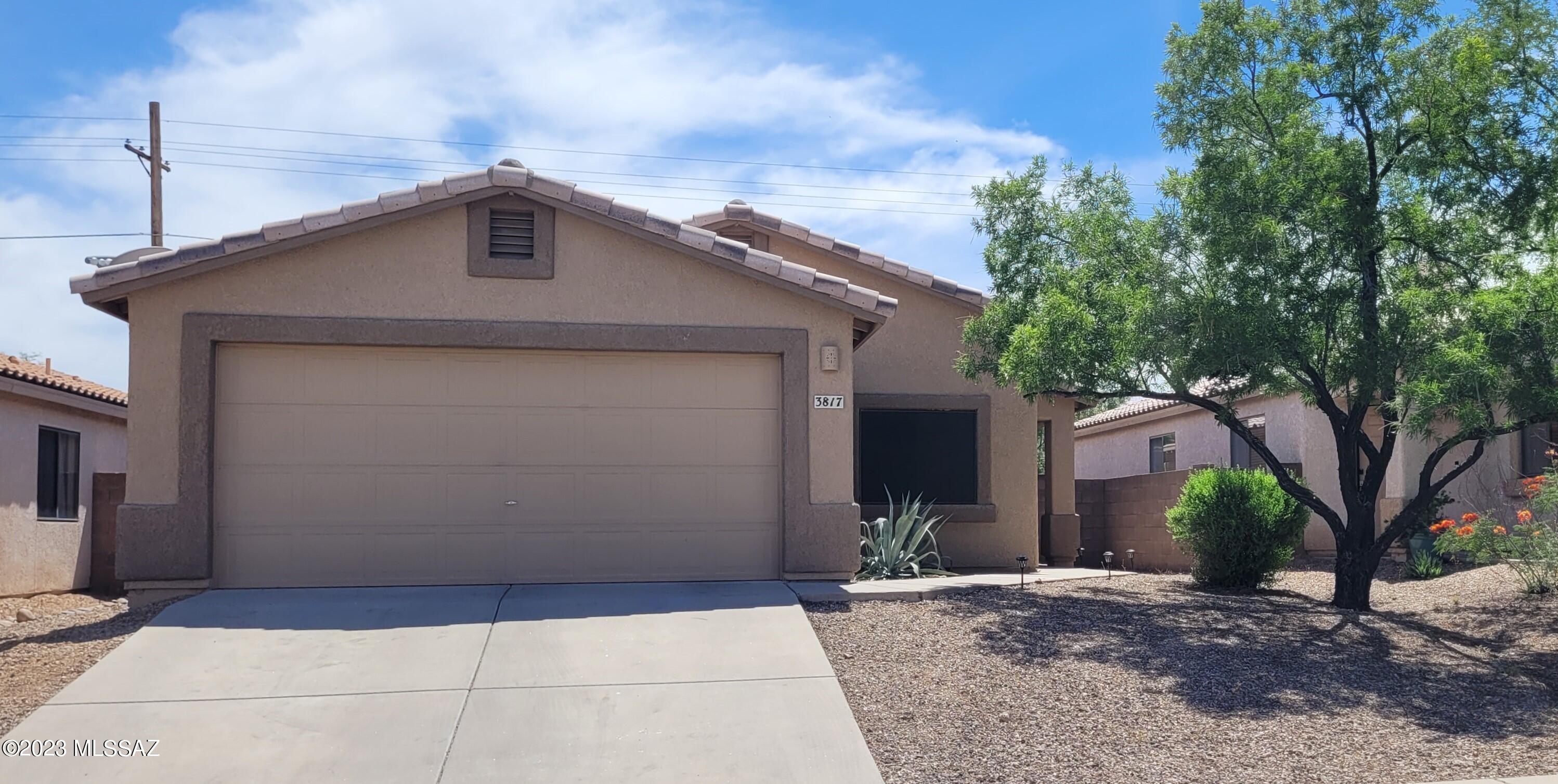 Beautiful 3 bedroom 2 bath home for rent in a private gated community. The Kitchen includes Granite countertops and stainless steel appliances. Additional Interior features include vaulted ceilings, tile floors, and a spacious
Primary bedroom with a large walk in closet. Enjoy the benefits of a low maintenance backyard with artificial turf, pavers, and a large covered
patio. The neighborhood features a community pool and playground. Pets are on approval with additional deposit.