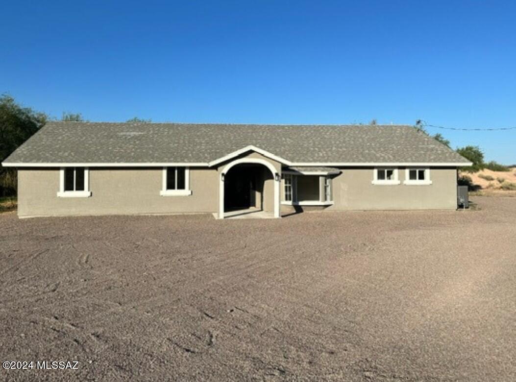 This freshly painted, remodeled home has new carpeting in the bedrooms and beautiful vinyl plank flooring, new appliances, lighting, new water heater, serviced (newer) a/c.  The plumbing and electrical have all be checked and repaired, if needed, by licensed contractors.  The main bath is all new with a new vanity, sink, light fixtures and shower fixtures.    The 2 spare bdrms are nice sized with walk in closets & built in shelving, and the Primary bedroom is really spacious, with a lg. L shaped closet, loaded with shelving for that clothing/accessory Diva in your life!  The primary bth has a wonderful soaker tub, walk-in shower and huge vanity!  Now lets talk about the outside,... This home is at the end of the rd. for added privacy, has a creek that runs directly behind it! This creek could be fabulous if the buyer took out some of the tall reeds that currently grow in it.  There is the potential, for the right price, to purchase 2 additional, .95 acre lots for 30k that connect to this  property.  One has a large storage barn Sth of this home.  Lots (052 and 054).  The lots will not be offered separately from the sale of the home.