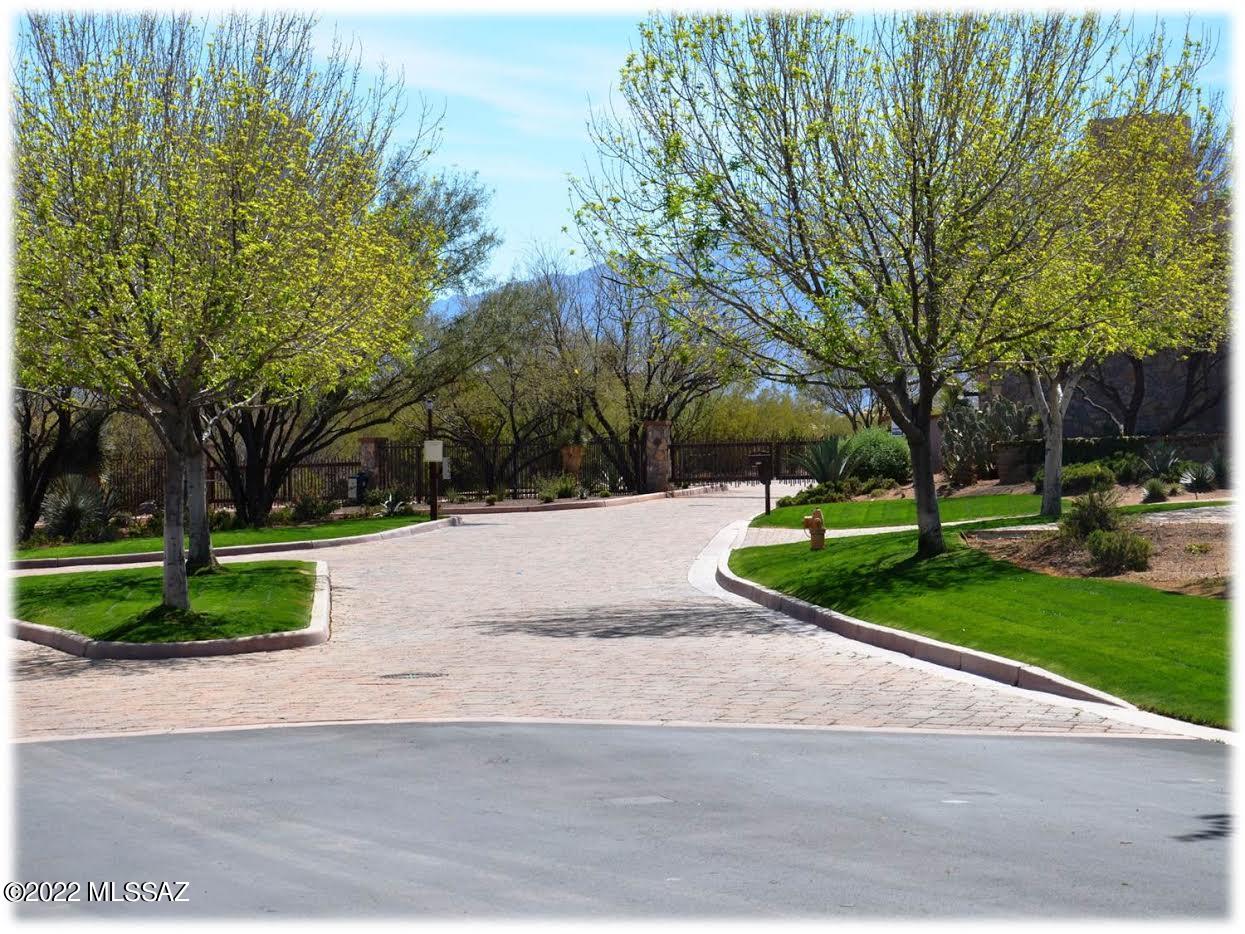 Stunning Views. Secluded, gated community with large home sites. Builder includes concrete paver driveway and walkway. 5ft slump block wall around back yard. Complete landscaping in front.