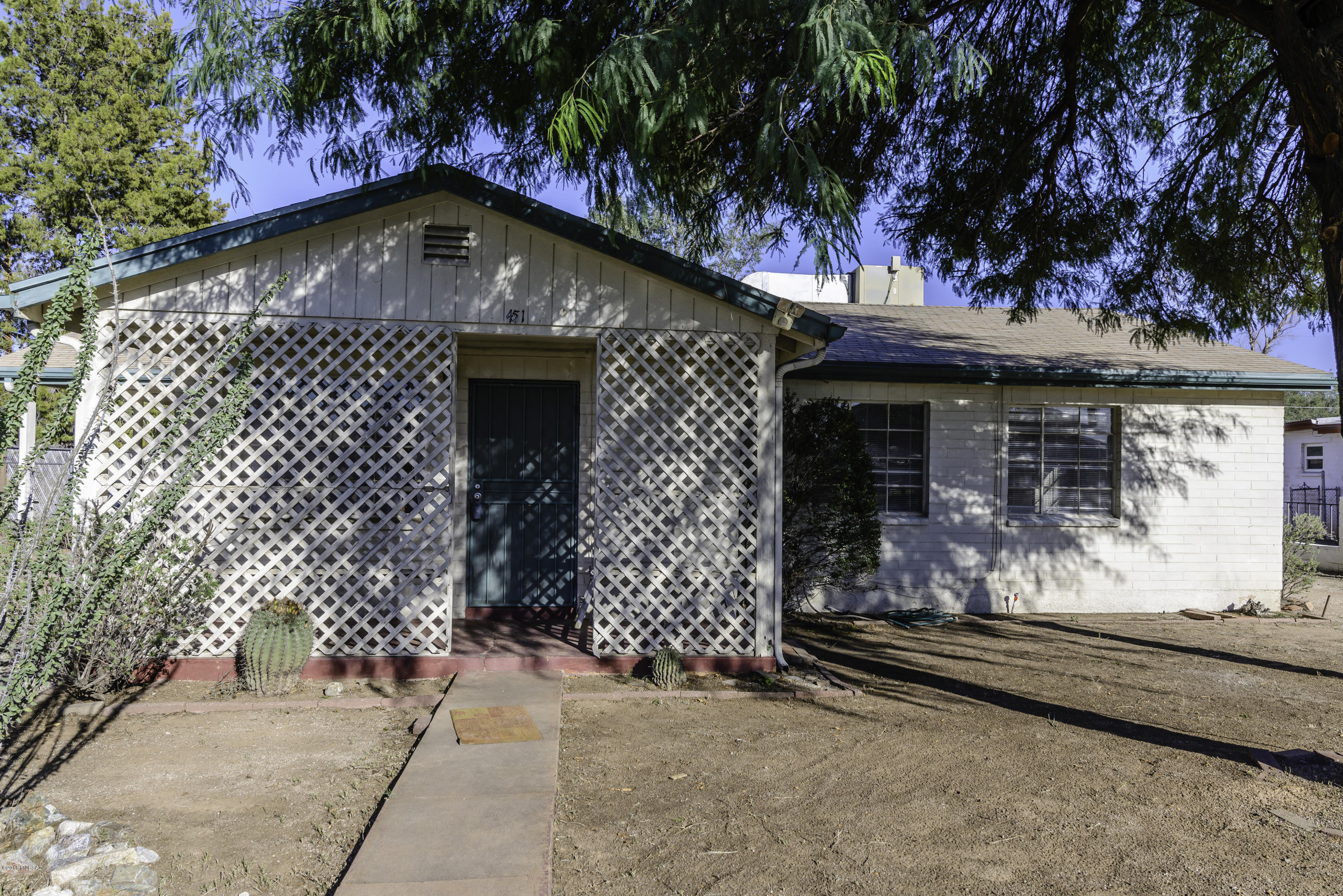 Range pricing Seller will accept and/or counter offers between $154,900 & $159,900. Welcome to the Colonia Allegre community. This single story home is located on .24 acres with a completely fenced in backyard. 1,342 square feet with 3 bedrooms, Great Room & a updated Kitchen  with Maple Cabinets, gas range, microwave, dishwasher & Refrigerator. NO Carpet! Tile & Laminate flooring throughout. Large Covered Back patio extra deep. Mature trees in the front and back yard & the back yard is adjacent to alley, no one directly behind this property. Air Conditioning and Evaporative Cooler for dual cooling. Across the street from the elementary school very convenient to schools, shopping & restaurants. No HOA, room for your RV & or extra cars and outdoor toys. Move In Ready!