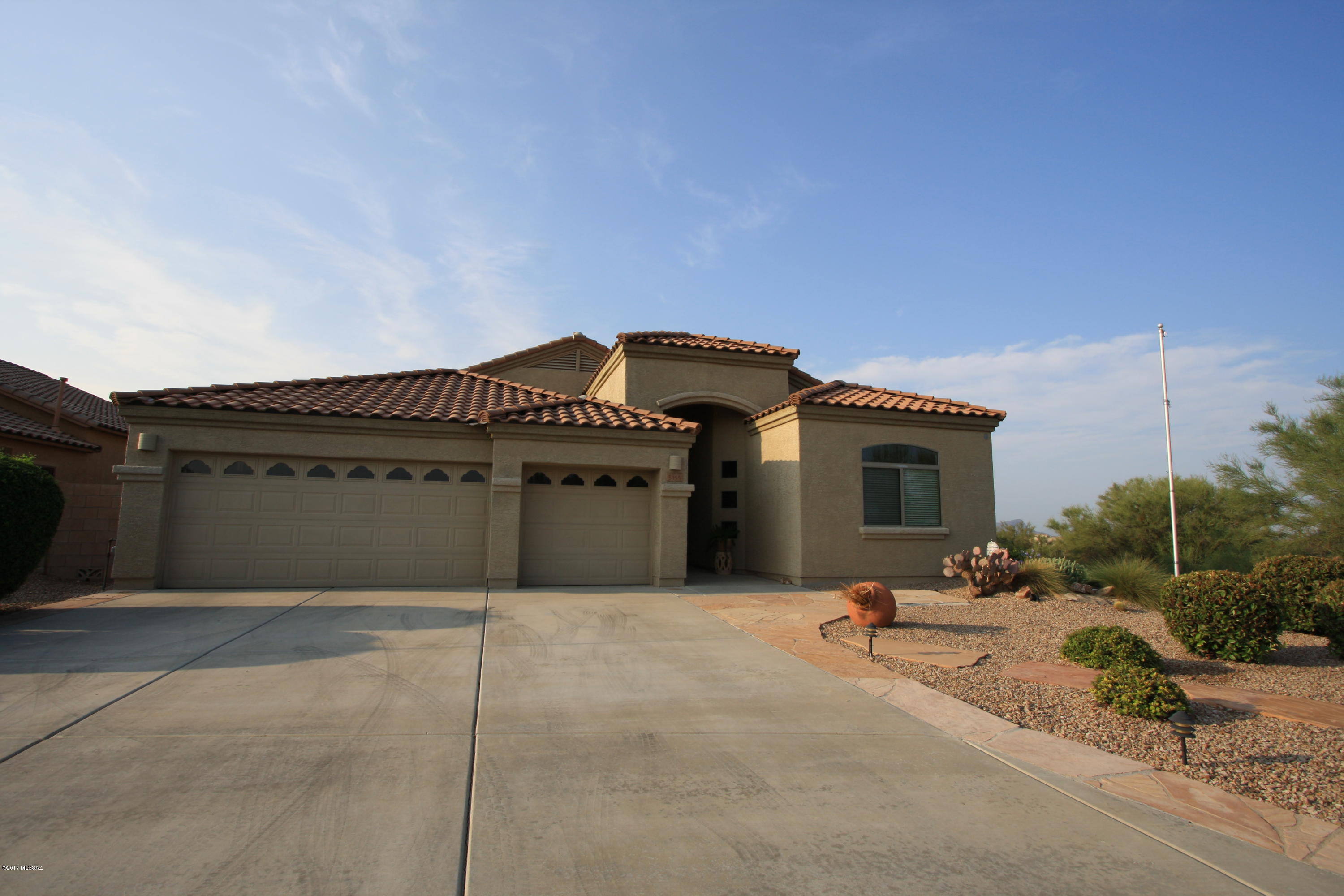 Gorgeous home located in the gated community of the Preserves at Dove Mountain just a short distance from beautiful park with playground and basketball court. Spacious 2338 sq.ft home offers 4bdr/2ba, bright/open LR/DR, spacious kitchen, family room, split bedroom floorplan, extended covered patio, fabulous backyard w/mountain views that backs to the preserve, built-in gas fire pit, neighbors on only one side, & 3car garage. Custom security doors on all exterior doors & built-in security system. This is a Control4 fully automated smart home! Control music, tv, lights and security system throughout the home and backyard, from anywhere in the home or w/ your smart phone. go to link below
https://www.control4.com/blog/2013/10/what-can-a-control4-home-automation-system-do-for-you-infographic