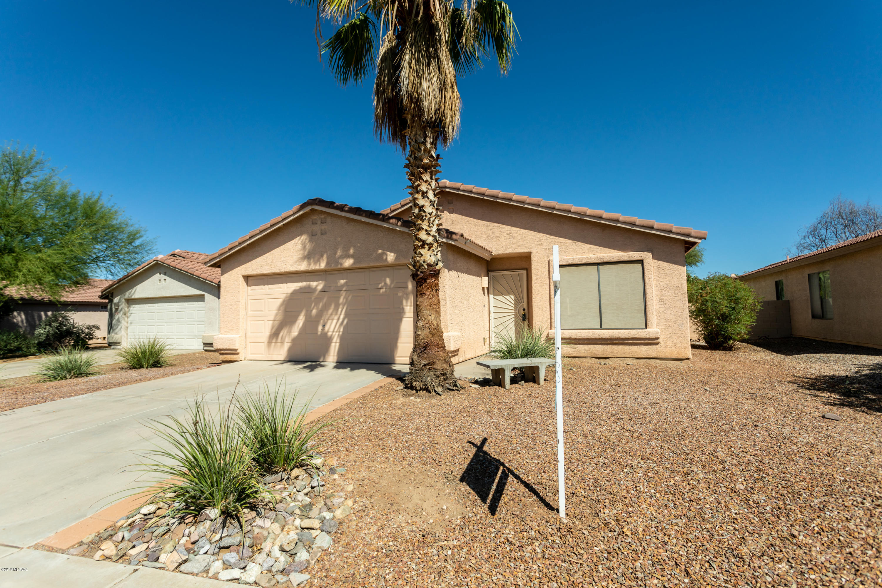Popular 3 bedroom, 2 bathroom home in Continental Ranch with fresh interior paint and new carpet. AC is only 1 year old! Master bath features dual sinks, garden tub, nice sized shower, and large walk-in closet. Ceiling fans in all bedrooms and living areas. Covered patio, large backyard with lots of possibilities. Turn it into your own oasis! Fantastic location near shopping, golf, restaurants and only minutes to I-10.  Walking distance to Coyote Trail Elementary School! Continental Ranch offers many amenities including a community pool, spa, playgrounds, and a sports park. This home is perfect for first time home buyers, investors, or those looking to downsize.