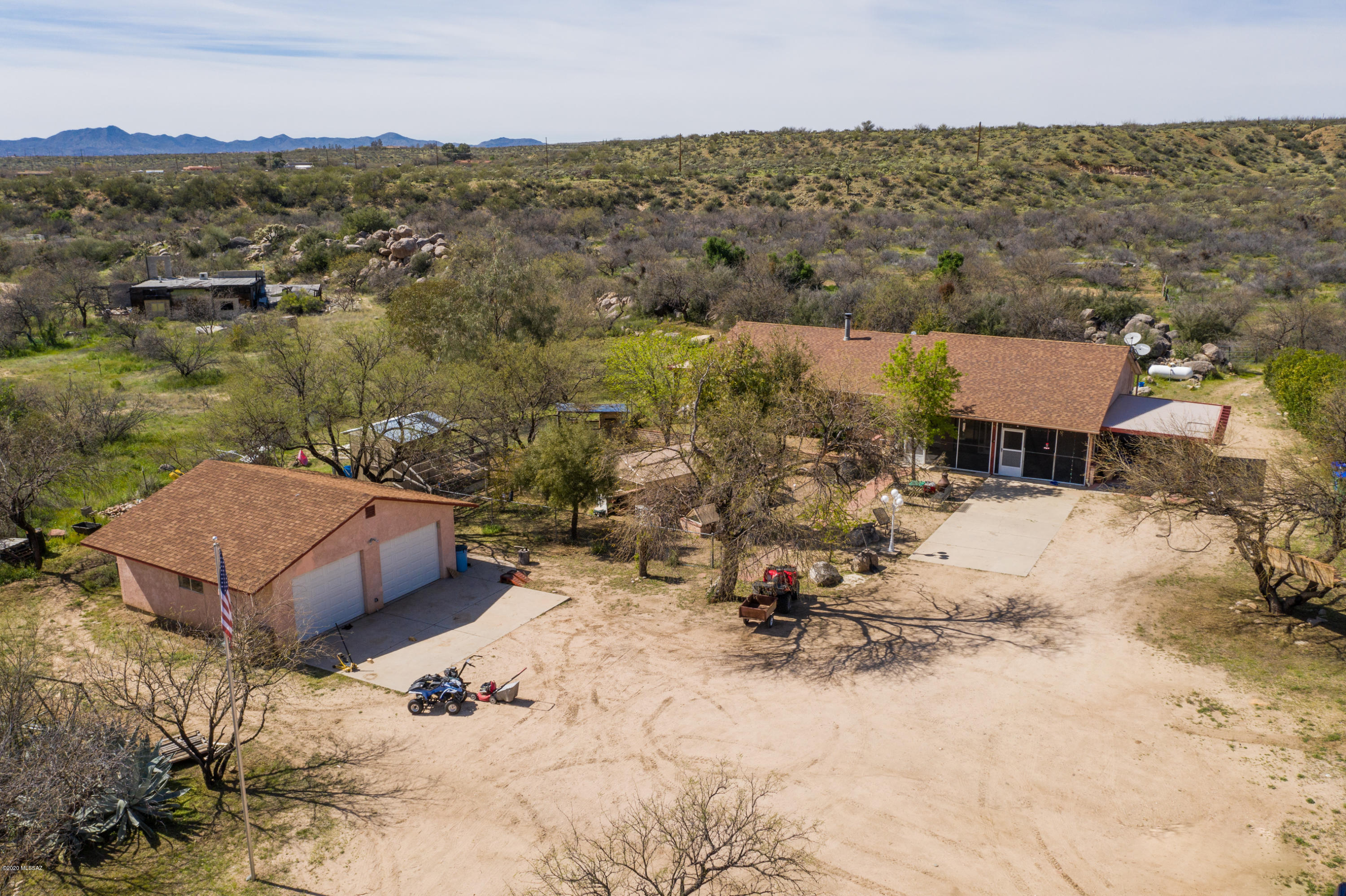 Away from it all - but, close to everything!  Wonderful home on 2 acres for the family that likes privacy & activities. 3 Bedroom/2.5 Bath home ready to move in- Lots of fresh paint and carpeted recently. Multiple Outdoor Living Spaces, Screened In Patio, 2 full RV Hook ups, chicken coop or shed, partial fence and MORE. ROOF - April, 2020 w/ 35yr Shingles.  Peaceful, Quiet & VIEWS!!!!