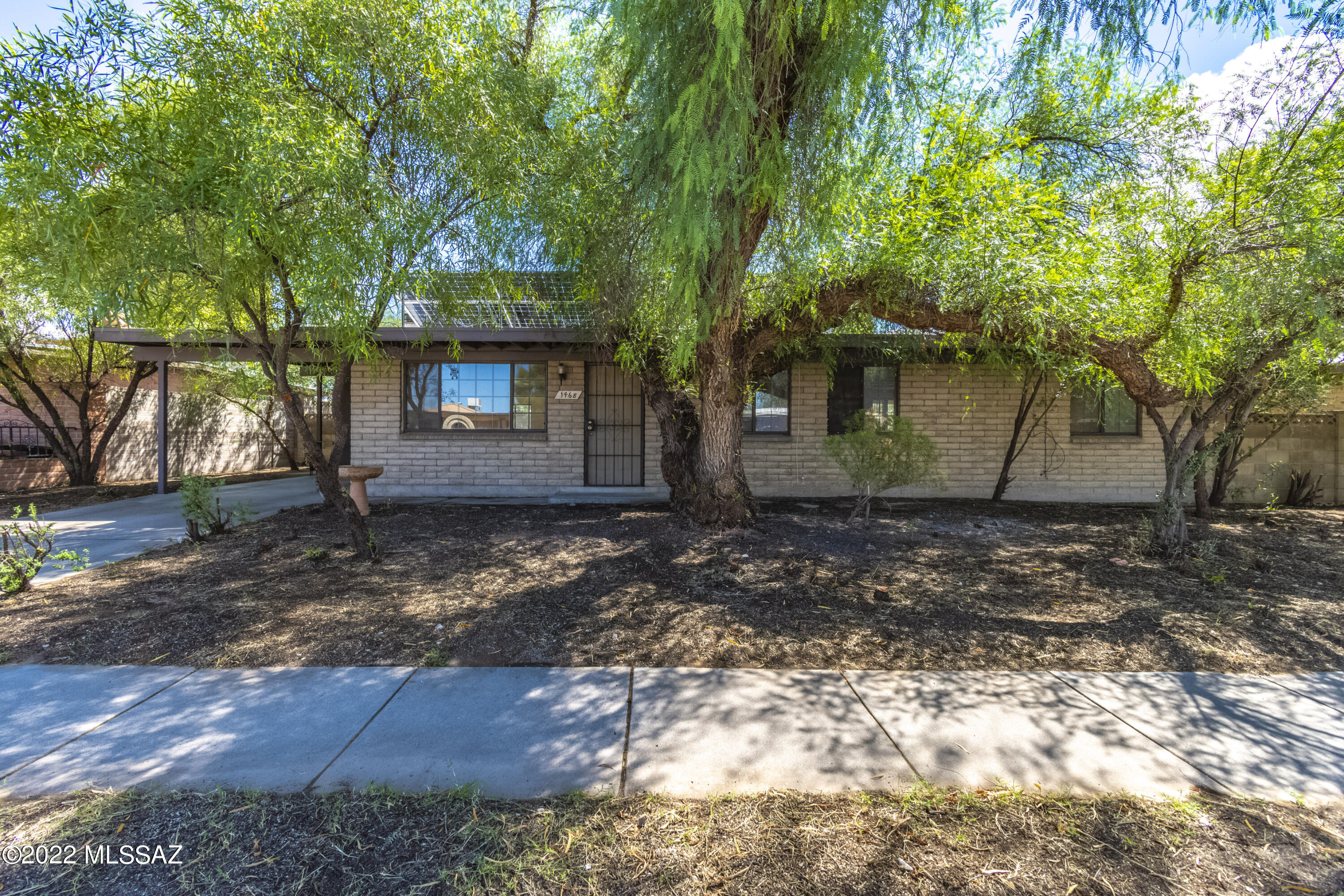 Great location! Close to shopping and I-10! Super cute 3 bedroom, 2 bath, with unique flooring, complete with a den and additional bonus room! Large backyard with a pool and pond! Solar panels are owned!