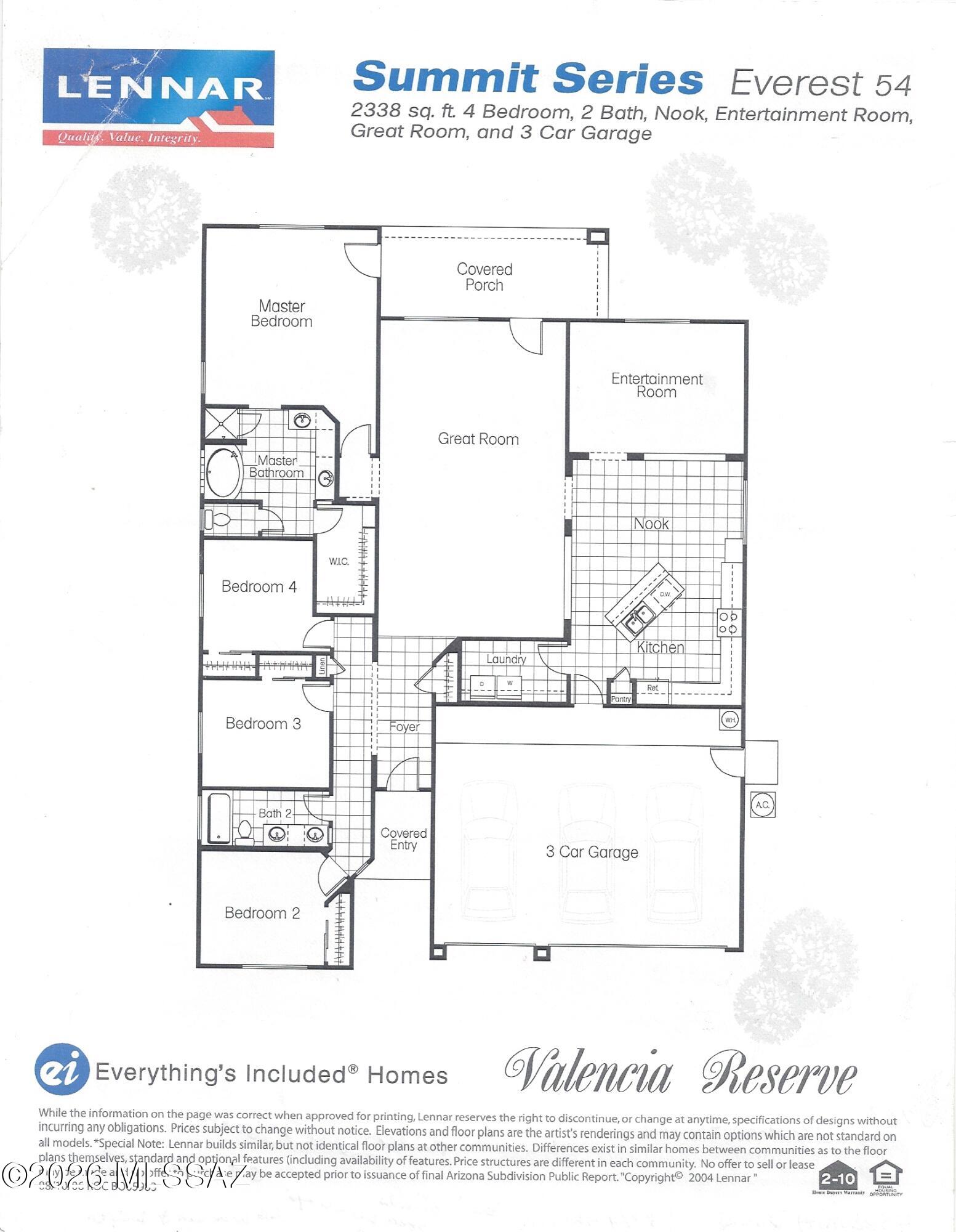 Valencia Reserve South (1-315) - Residential