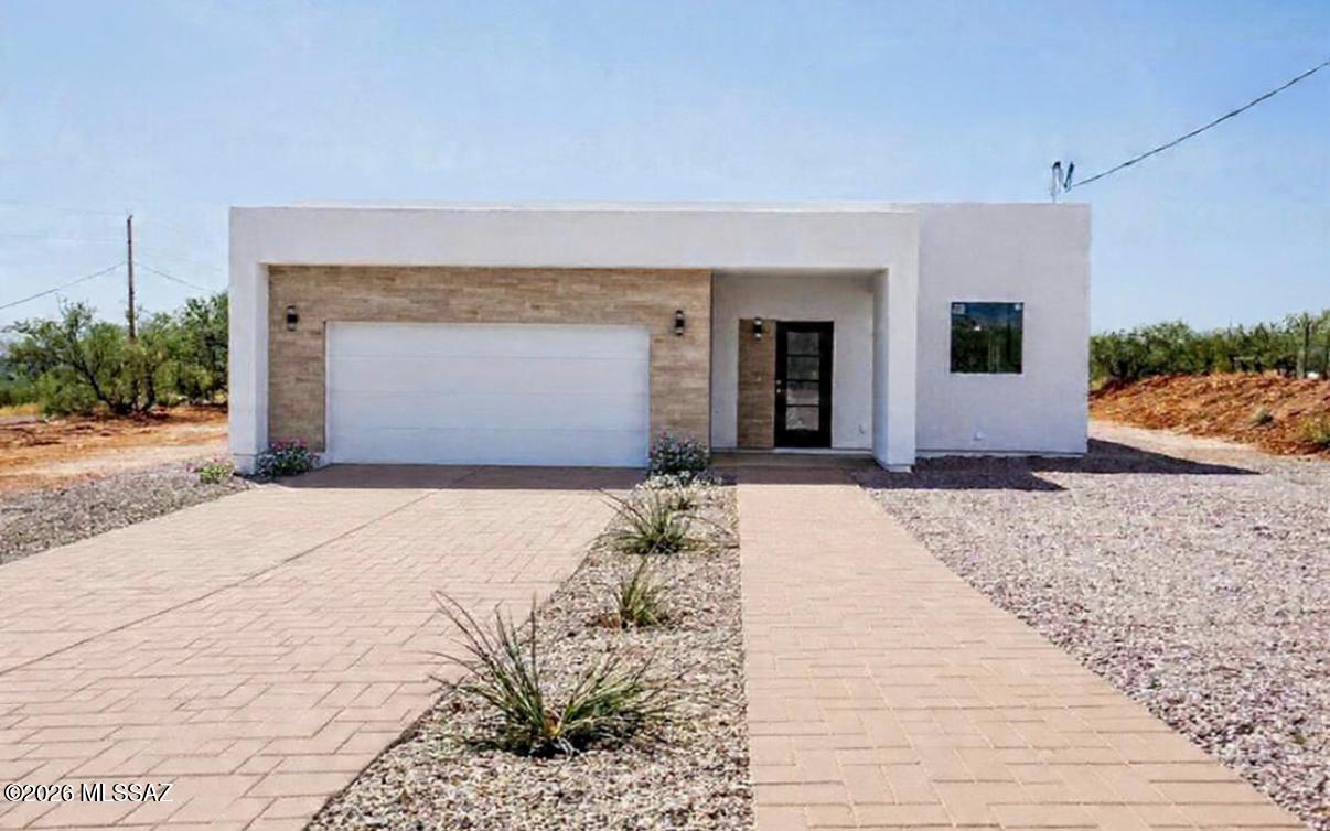 Take South Pendleton Drive, turn left onto Paseo Guebabi, turn left on to Camino Estrella, turn left on to Cohete Ct to property. This home is located off the Ruby Road Exit, and expected to be completed by the end of July.