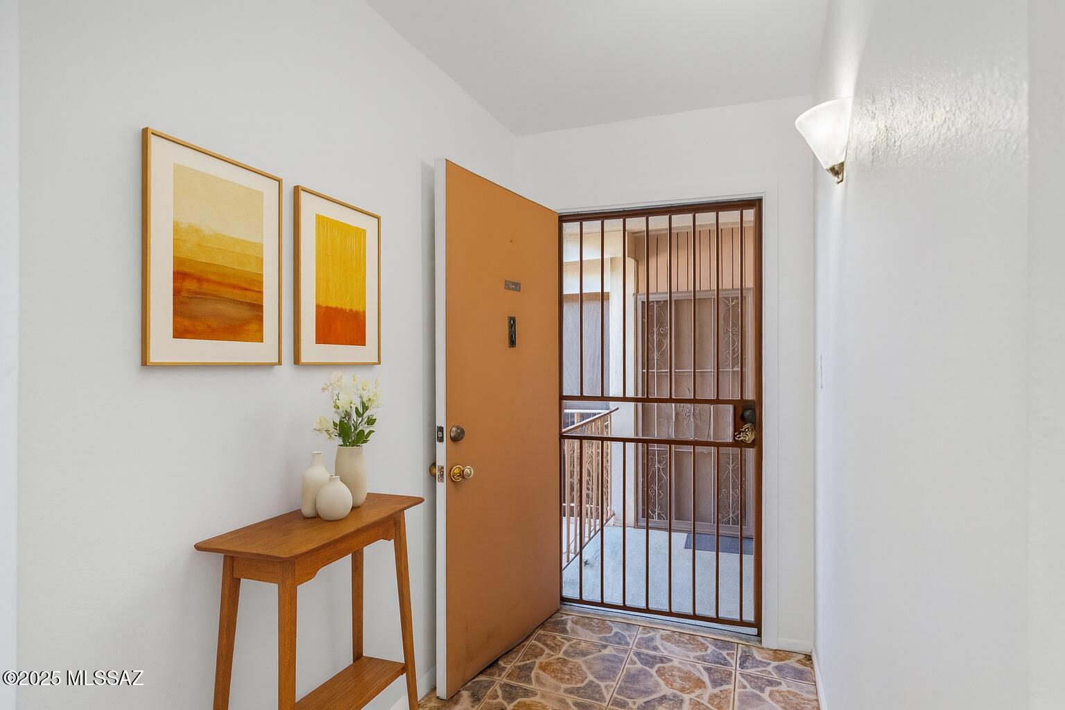 Truly easy living in this well-maintained Studio condo., ideally located in the heart of Tucson's east side. This inviting home offers a 2023 AC unit, new vinyl flooring, new sink, new toilet, and new screens outside. 

The open living and dining area creates a welcoming atmosphere, perfect for relaxing or entertaining. The kitchen provides ample cabinet space and flows seamlessly into the main living area, making everyday living both convenient and enjoyable.

Step outside to your private balcony--ideal for enjoying Tucson's beautiful mornings and evenings. The balcony is completely screened in allowing ample light, while keeping out all the critters.  

Situated in a desirable community, residents enjoy access to amenities such as a pool, laundry, and beautiful grounds