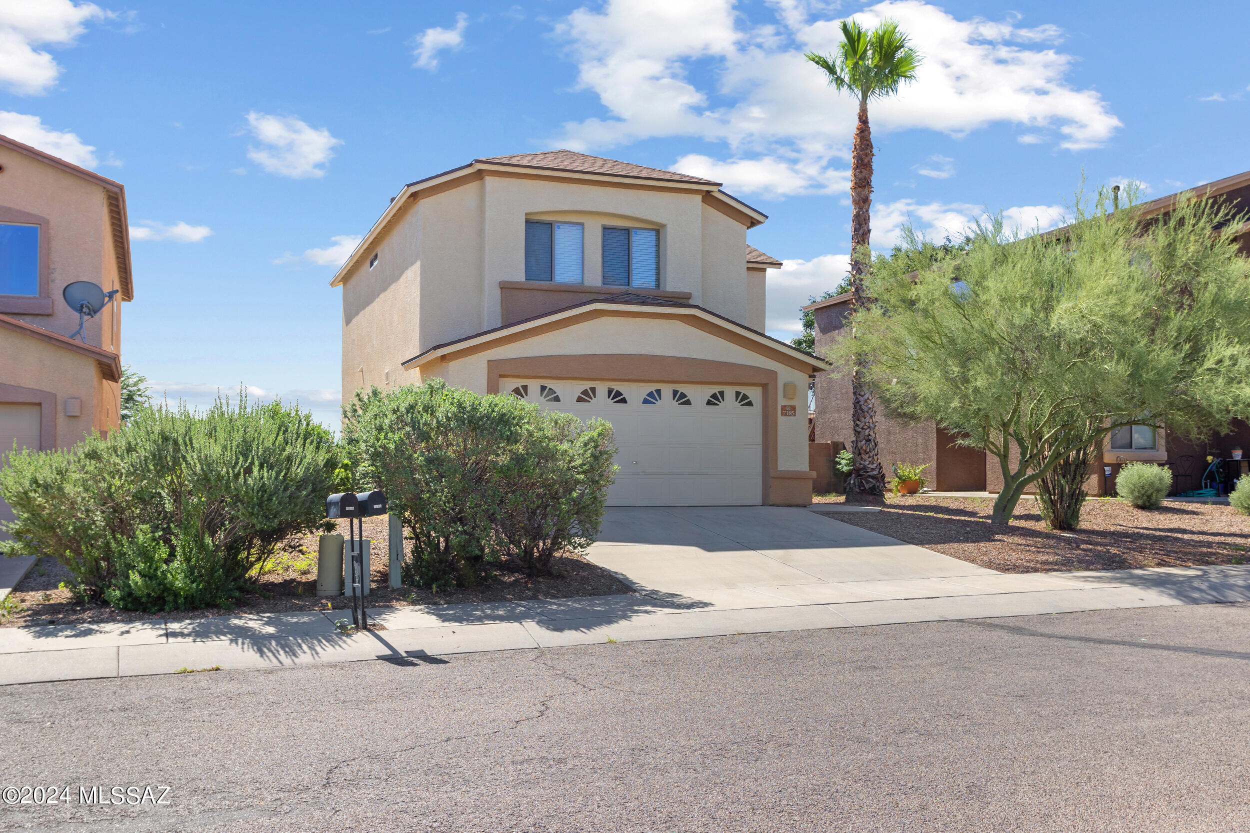 Beautiful 4BR 2.5 BA move in ready home located on an elevated lot offering mountain and twinkling city light views.  Well appointed kitchen with modern fixtures, S.S. appliances, oversized pantry, gas range, & granite counters.  All bedrooms are good sized and offer spectacular views. Convenient upstairs laundry includes a washer and dryer. Relax on the rear covered patio and enjoy the views. Enjoy Presidio Gardens Park just a few minutes away that offers; walking paths, picnic spots, Pool, Sport courts, & Playground