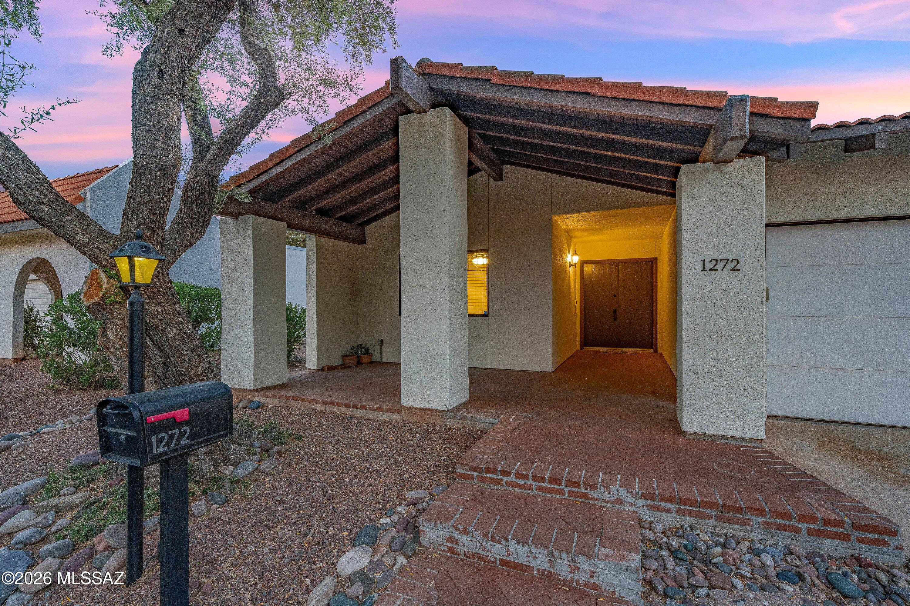 Not all Tucson homes have character , but this one absolutely does. Nestled in the established community of Dorado Country Club Estates, this charming 2-bedroom, 2-bath home offers the kind of warmth, natural light, and architectural personality buyers are craving right now, expansive windows, inviting living spaces, and a thoughtful layout create a home that feels both open and comfortable, with distinct spaces for gathering, relaxing, and everyday living.

The spacious primary suite offers a spa-like feel, while the welcoming foyer entry and two-car garage add functionality and convenience. Surrounded by mature landscaping and the timeless charm Dorado is known for, this home captures the best of Tucson living. And the location? Hard to beat. Conveniently situated near restaurants, parks, shopping, Trader Joe's, Trail Dust Town, Park Place Mall, golf, and everyday essentials -- you're right in the center of some of Tucson's favorite Eastside amenities while still tucked into a peaceful residential setting. Move-in ready, full of character, and perfectly positioned to enjoy the Tucson lifestyle.
