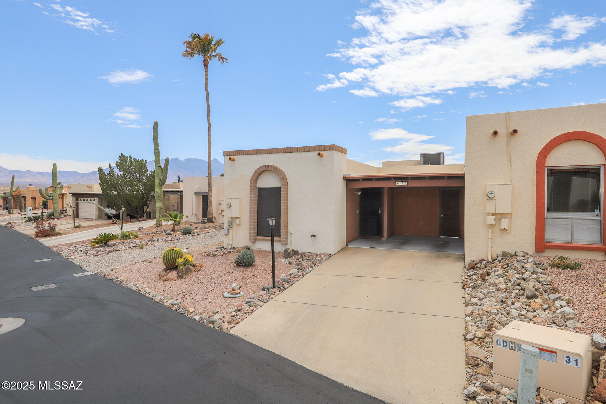 BEAUTIFUL MOUNTAIN VIEWS! This light-filled corner townhouse offers breathtaking mountain views and an expanded floor plan with a versatile den that can serve as a 3rd bedroom, office, or hobby room, a rare feature in similar models. Enjoy 2 spacious bedrooms, 2 full baths, and a dedicated interior storage room for added convenience. Perfect for seasonal or year-round living in this desirable 55+ community with Green Valley Recreation amenities and located near one of the larger recreation centers. Enjoy the views, extra space, and vibrant Green Valley lifestyle!
