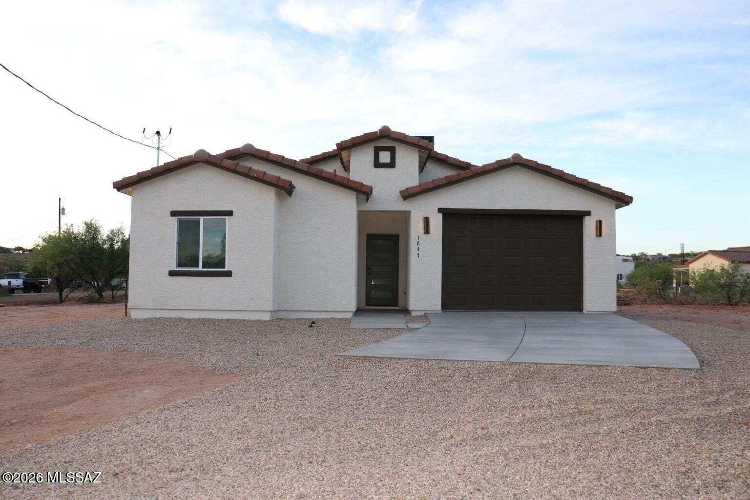 HOME QUALIFIES FOR 0% USDA DOWN PAYMENT!! Modern living awaits in this brand-new 2026 construction home in Rio Rico! Featuring 3 bedrooms, 2 bathrooms, and a thoughtfully designed floor plan, this home combines comfort, style, and functionality. Act quickly--buyers who go under contract during construction may be able to select certain interior colors and fixtures, adding a personal touch to their new home. Don't miss this exciting opportunity to own a beautiful new build with customization options available for a limited time. *Photos are from a model home to showcase the floor plan*