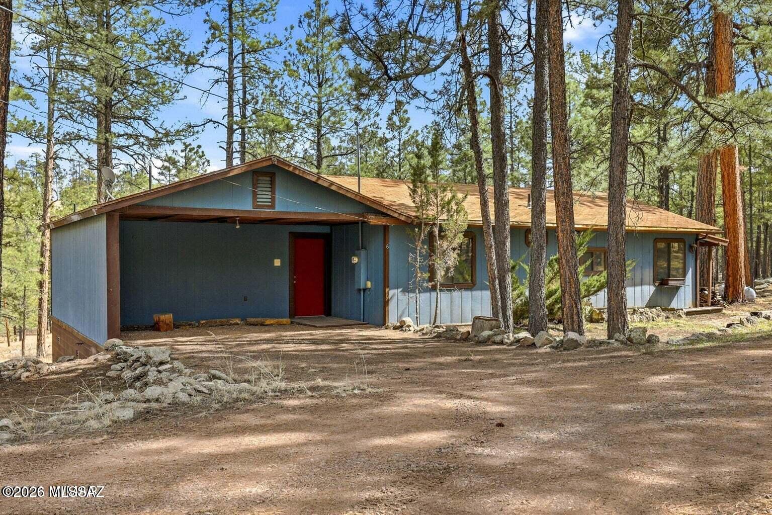 ***Rare Alpine Fixer Opportunity on 1.68 Acres** BRING YOUR VISION!! EASY ACCESS TO NATL FOREST & LUNA LAKE Tucked among towering mature pines, this 2 bedroom, 2 bath home with den/study offers 1,294 sq. ft. on a secluded 1.68-acre parcel. A rare opportunity for investors, contractors, or buyers looking to create their own mountain retreat The home has been fully gutted, providing a blank canvas ready for renovation and customization. Property will require a new roof, flooring, kitchen, and interior finishes. The spacious primary bedroom offers great potential, and the existing den/study could easily be converted into a third bedroom. The level parcel provides plenty of space to expand, add a garage or shop, and store recreational vehicles or outdoor equipment. Property is served by a shared well. Please note the back deck will require reinforcement and is currently not recommended for use.
With the right vision, this property could become an incredible full-time residence, vacation cabin, or investment opportunity.
Alpine is known for world-class hunting, fishing, hiking, and endless outdoor recreation with nearby lakes, rivers, and national forest access. Located approximately 40 miles from Sunrise Ski Resort offering year-round activities.
Opportunities like this rarely come available in Alpine.
Call me today for a private tour.