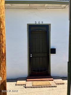Located in the heart of Barrio Viejo, this historic adobe property offers a rare opportunity to live in one of Tucson's most iconic downtown neighborhoods. Built in 1906, the property features classic Sonoran architecture with thick adobe walls, unique character details, and a layout well-suited for flexible living arrangements.  Positioned just minutes from downtown Tucson, the property provides convenient access to restaurants, shopping, entertainment, and the streetcar line. The oversized lot adds additional appeal, offering outdoor space not typically found in urban rentals. Ideal for tenants seeking a distinctive home with historic charm and a highly pedestrian friendly location. Easy access to I-10 and major employment centers enhances convenience for everyday living