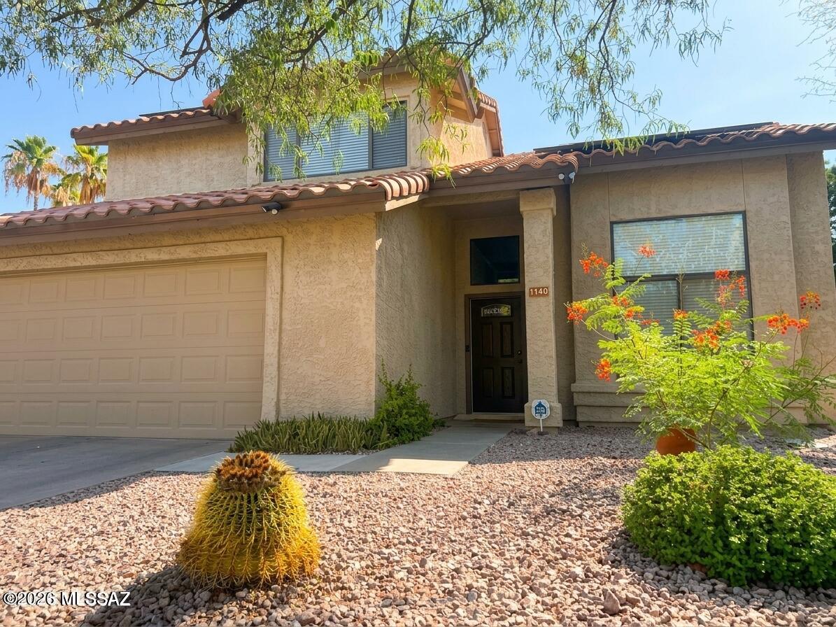 One of the nicest remodeled homes in Copper Creek! Very private. Solar (PAID, 35K value), low bills. New roof, 2 years, new water heater 1 year, new AC 5 years. Remodeled kitchen with quartz countertops. 20'' travertine tile. Beautiful outdoor kitchen for entertaining with travertine block. Beautiful pool with waterfall, resurfaced 5 years. All dual pane glass in windows replaced. Upscale wainscoting and coffered kitchen ceiling. Steam shower in master. Screened windows for privacy and shade. Mature vegetation. Upgraded blinds. Owner/agent.