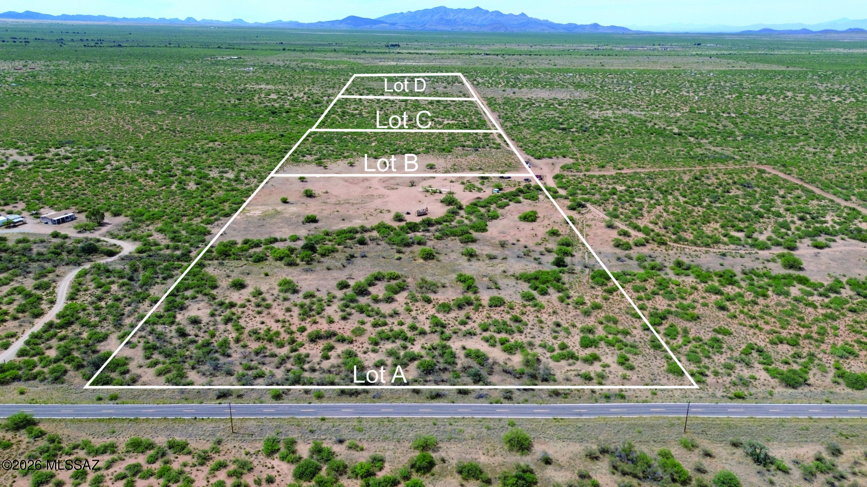 16 acres of Cochise County RU-4 zoned property. With incredible views of the Chiricahua Mountains. This is ideal for your Arizona Outback dream. Short drive to Historic Tombstone and Bisbee. Easy drive to all of Cochise County site. Lots of outdoor activities. Property recently surveyed and all corners are marked. Recorded access easement to the property and road installed. Seller financing available with $4900 Down plus Pioneer Title account setup and closing Costs, for 7 years at 9.9 percent interest. with a payment of $248.24 per month plus Pioneer Title Processing fee and impounded property tax. No prepayment penalty