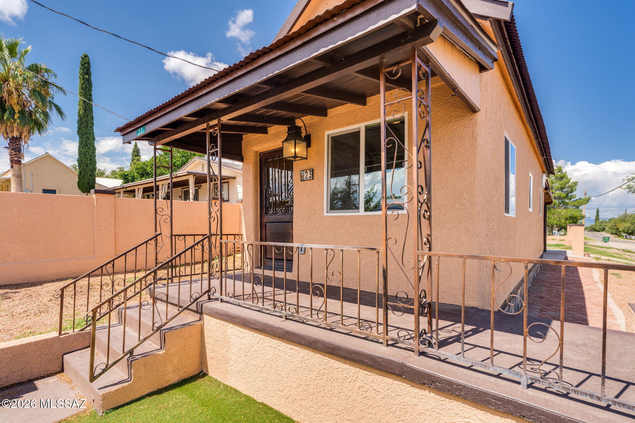 Own a piece of Tombstone history--with the comforts of today! Built in 1882 and located just a short walk from Tombstone's Historic District, this unique property offers the rare opportunity to experience the character and charm of an earlier era without sacrificing modern convenience. Thoughtfully remodeled, the home has been updated while preserving its original bones. The remodeled kitchen and bathrooms bring a fresh, modern feel, while mini-split units provide efficient heating and cooling throughout the home. Whether you're looking for a full-time residence, weekend getaway, or a property with potential as a unique investment, this historic gem offers something you simply can't recreate.