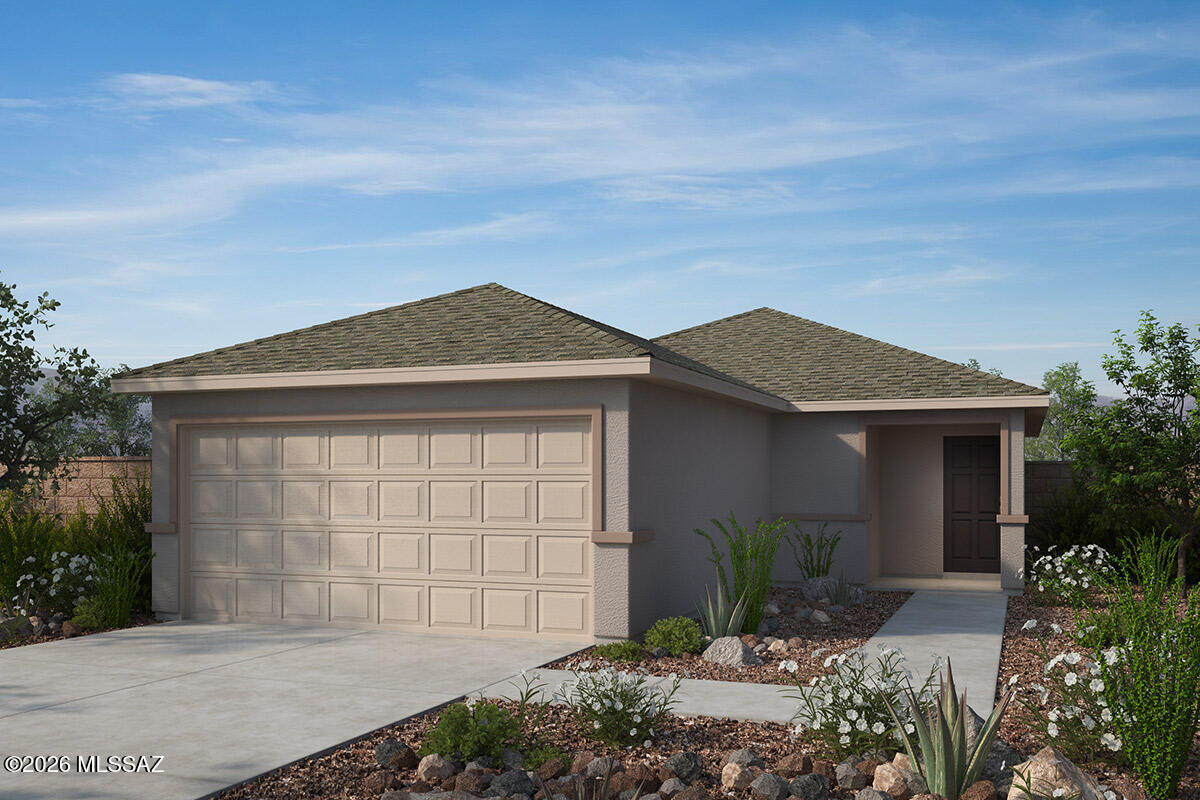 This single-story home presents an open floor plan with ceramic tile flooring. Overlooking the spacious great room, the kitchen features 42'' poplar upper cabinets, a peninsula, pantry, and Whirlpool® stainless steel appliances, including a gas range, dishwasher, and refrigerator. The primary bedroom boasts a walk-in closet and adjoining bath with a dual-sink vanity and walk-in closet. Property taxes are not available to date.