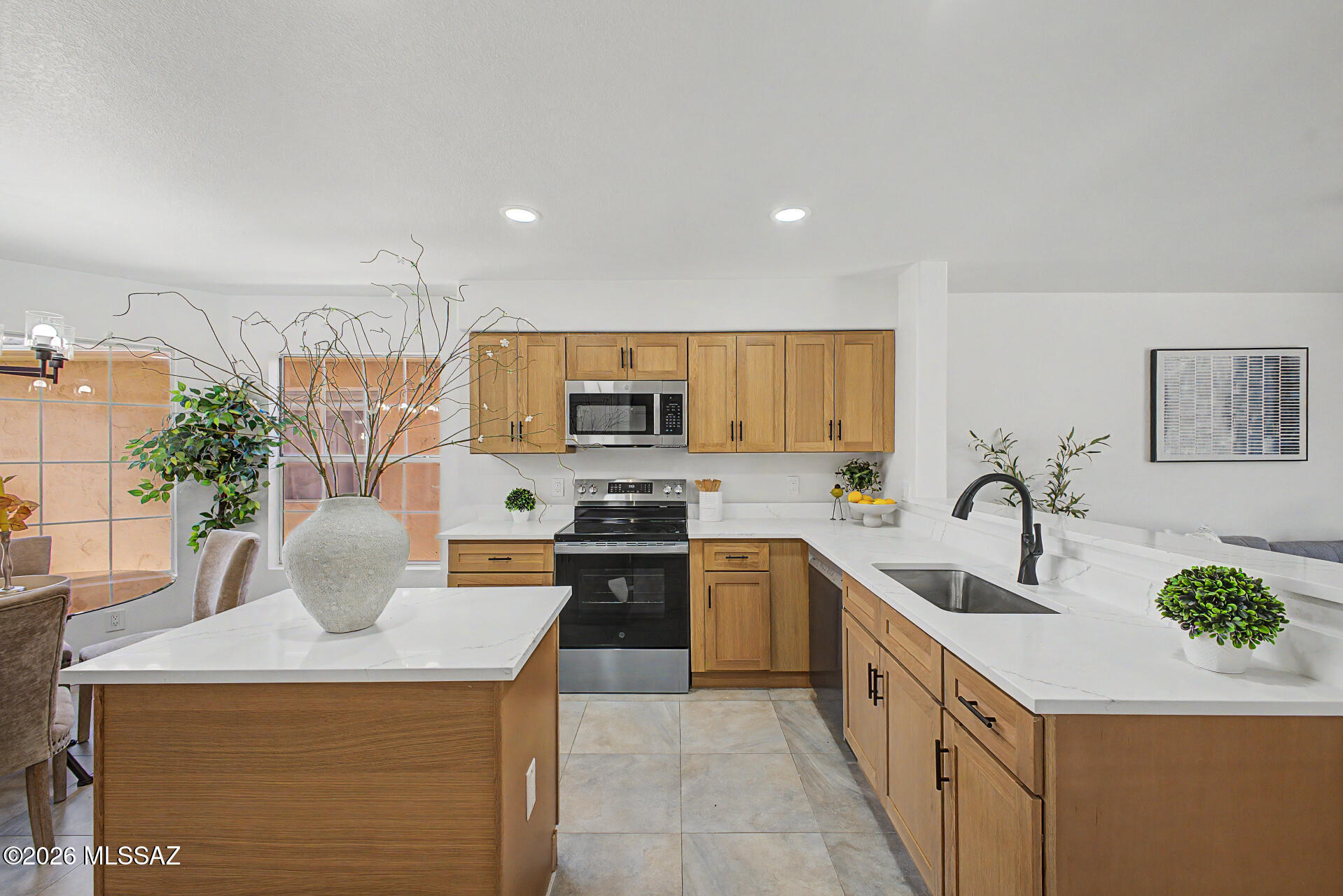 Seller to accept or counter offers between $449,900 - $464,900.Discover this beautifully remodeled 3-bedroom, 3-bath home in the heart of the highly desirable Sabino Canyon area. Thoughtfully redesigned with stylish, modern finishes, this move-in-ready home offers an open-concept layout ideal for entertaining and everyday living. Two of the three spacious bedrooms feature their own private en-suite bathrooms, providing comfort and privacy for guests or multigenerational living. Enjoy the perfect blend of luxury and convenience just minutes from Sabino Canyon, scenic hiking trails, premier shopping, dining, and top Tucson amenities. Experience the best of Arizona living in one exceptional home.