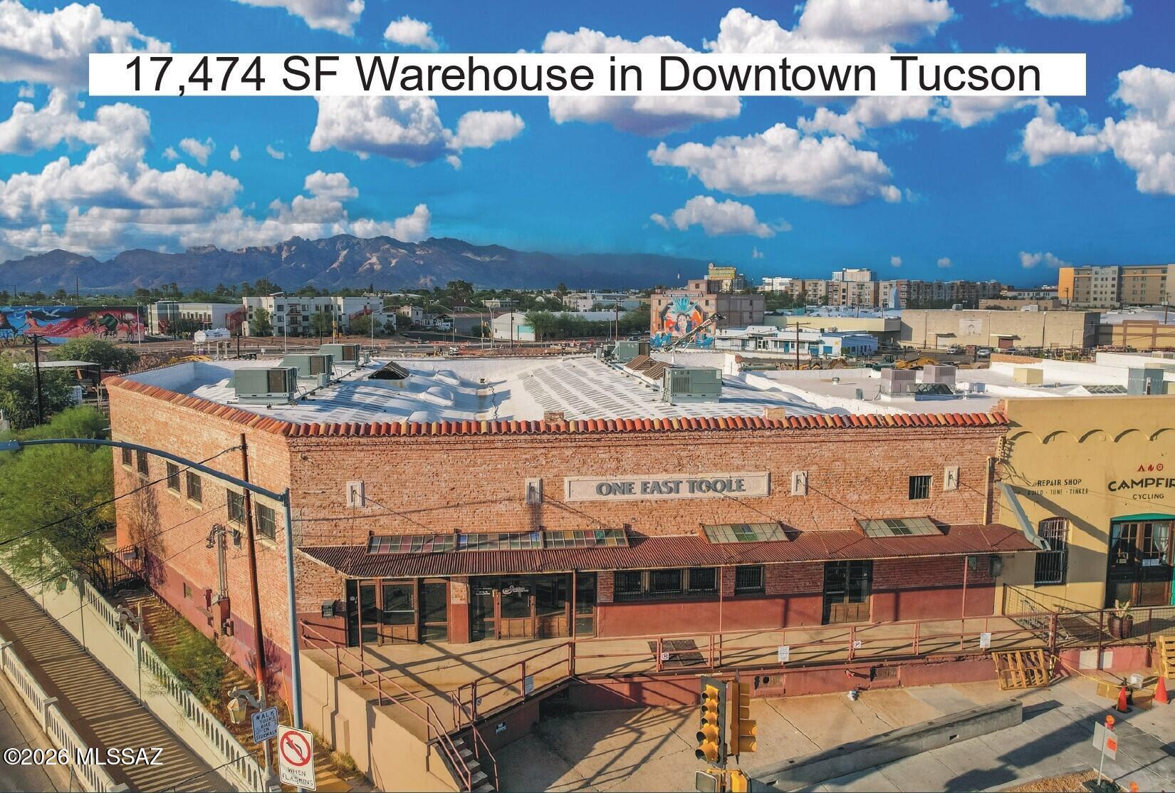 Beautiful historic warehouse built in 1928. Soaring barrel truss ceiling, original wood floors, and exposed brick walls. 374 occupancy limit.