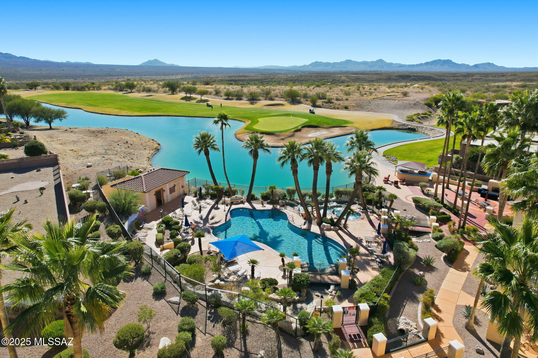 Gorgeous fully furnished, turn-key condominium at Canoa Ranch Resort! This versatile property is ideal as a high performing investment or a stress-free vacation retreat. Located on the second floor with AMAZING mountain views from the patio, living room and primary bedroom. The condo includes two fully furnished units...a spacious main suite plus a private lock-off unit, providing excellent rental flexibility. When not in use, one or both units can be enrolled in the onsite hotel rental program. The main suite features a generous kitchen with full cooking essentials, a dining area, and a comfortable living room with a gas fireplace, plantation shutters, and sliding doors to a private balcony, along with in-unit laundry. The primary bath includes dual sinks, a soaking tub, and a walk-in shower. The lock-off unit offers its own kitchenette, roomy bath, and patio. HOA dues cover interior and exterior maintenance, utilities, internet, cable TV, and insurance, making ownership practically effortless. Strong rental history has typically offset most HOA fees and operating expenses. Resort amenities include a sparkling pool outdoor BBQ and entertaining area, fitness facilities, and stunning mountain views all around. Ideally situated just steps from Canoa Ranch Golf Course and the popular Grill on the Green, with quick access to I-19. No age restrictions.