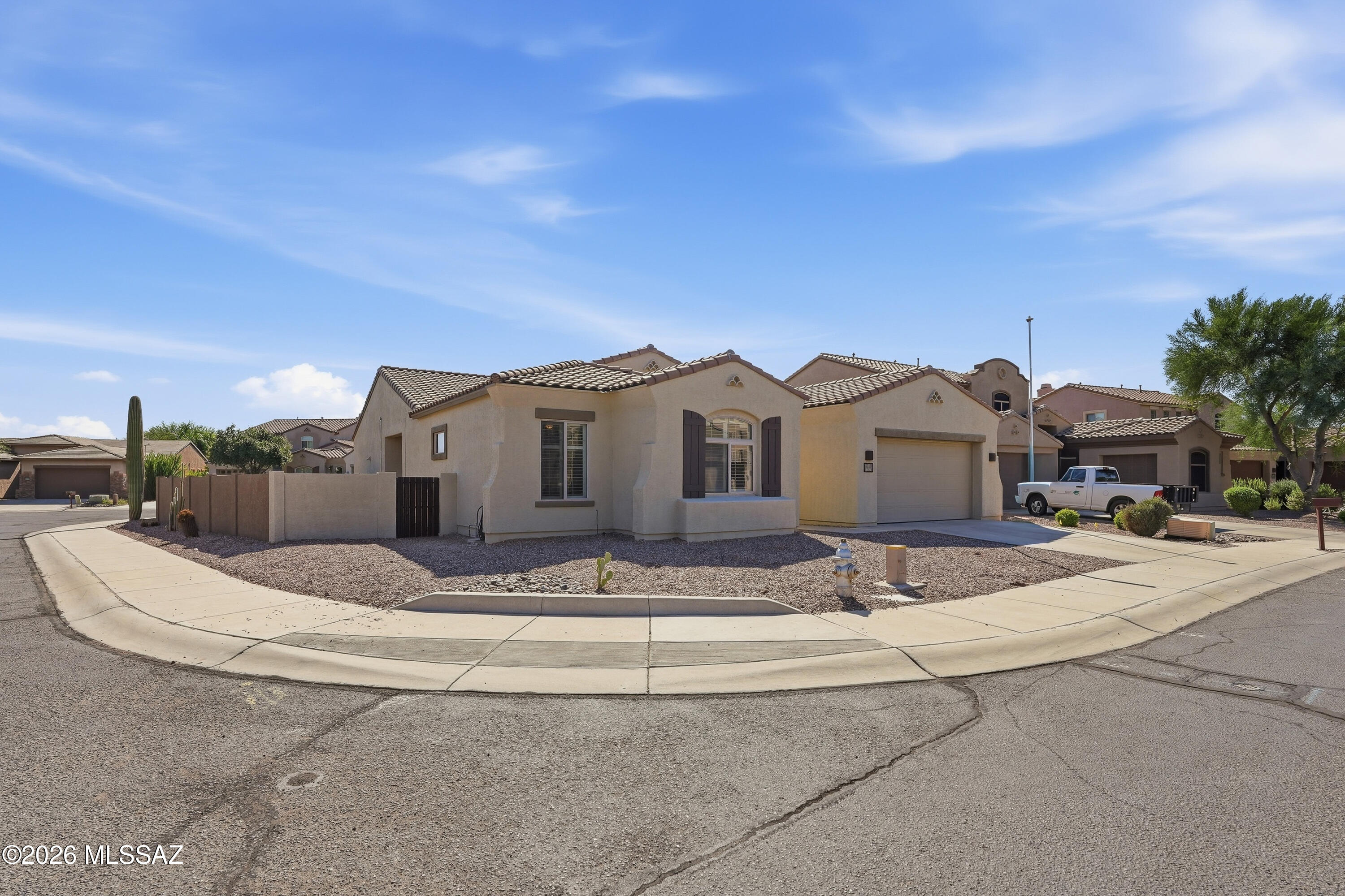 Enjoy the space you've been looking for at 8556 N Crosswater Loop. Positioned on a corner lot bordering a cul-de-sac, this home offers added privacy and an expansive feel. Inside, the freshly painted interior complements the roomy layout, providing flexibility for families, guests, hobbies, or a home office. Step outside to a large backyard featuring a relaxing Swim Spa and plenty of room to entertain. Paid off solar helps reduce monthly energy costs, creating a home that's both comfortable and efficient.  
*Buyer to verify all facts/figures including those listed in the MLS