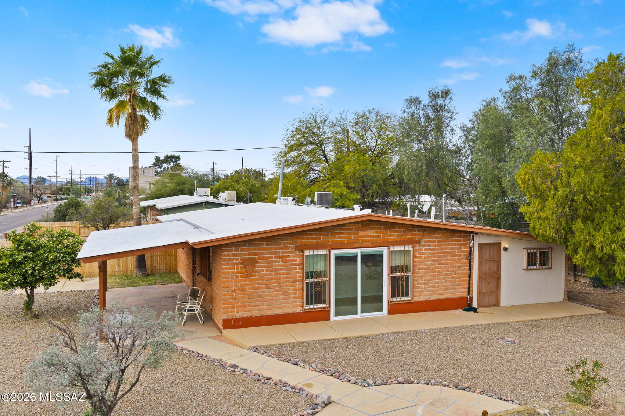 So much charm in this 3 bedroom 1 bathroom large corner lot, No HOA  This well maintained home has so much to offer-The living area flows into a cozy dining space and kitchen.The home features generously sized Bedrooms.Lots of space to add on-room for multiple vehicles, a huge yard with endless possibilities. Addition of approximately 340 Sq ft 3rd bedroom that has its own entrance. great space for office or game room . Do not miss out on what this charming home has to offer.