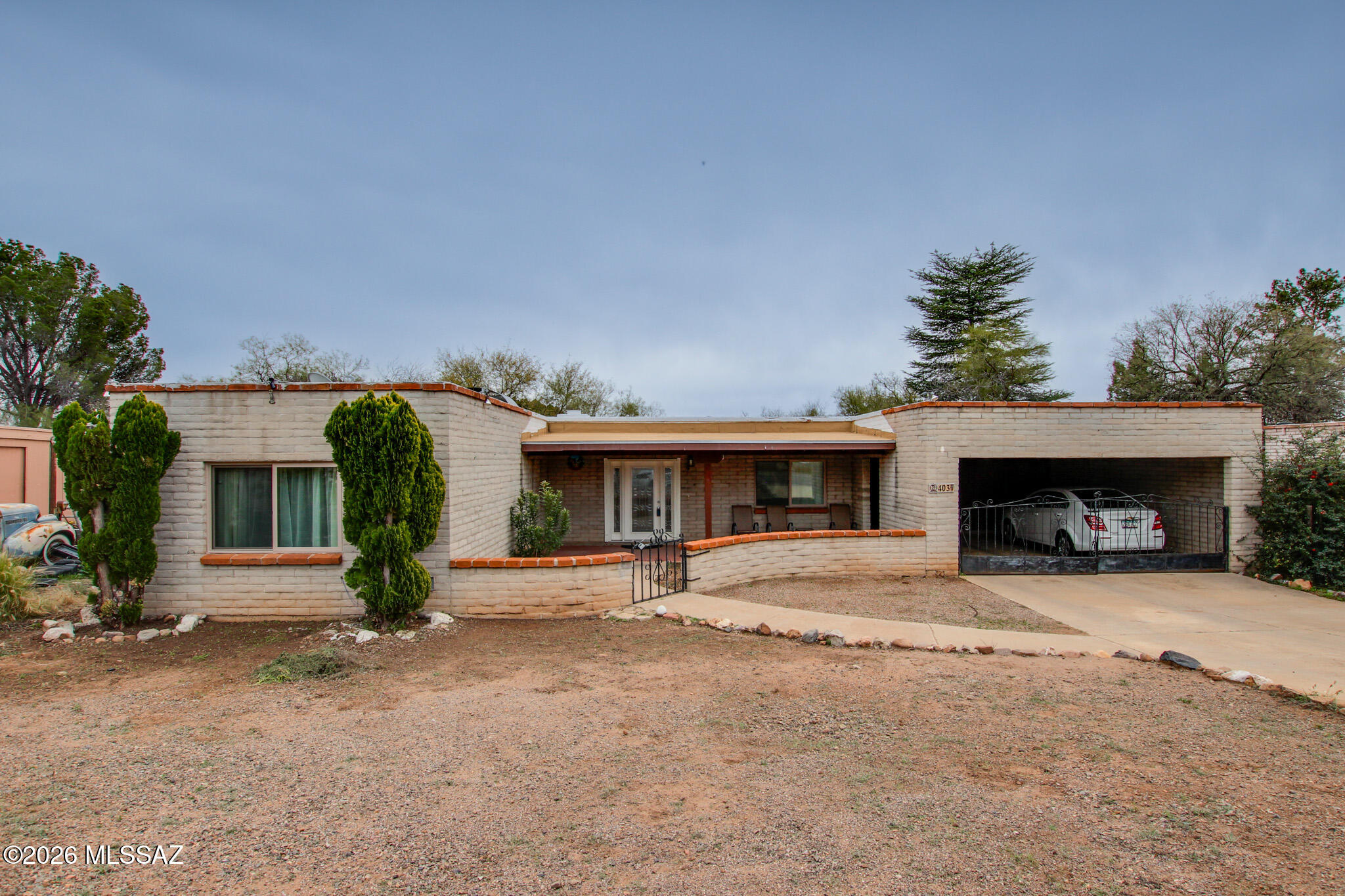 Great opportunity to own a well-maintained 3-bedroom, 2-bath home in a desirable neighborhood close to shopping and amenities. This spacious home features beautiful mountain views and an additional Arizona room that can be used as a den, office, or potential third bedroom. Plenty of space and future potential. Don't miss out!