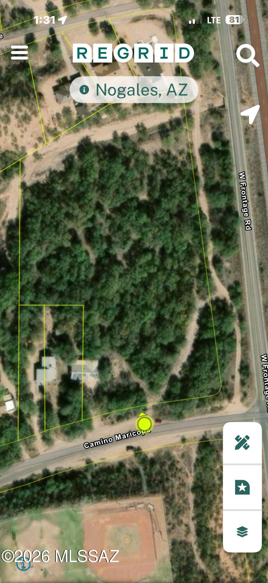 Great Investment Opportunity Large Multi Family Lot with endless possibilities. Easy access to I-19 and Schools. A must See. Corner Lot also has access to W. Frontage road.