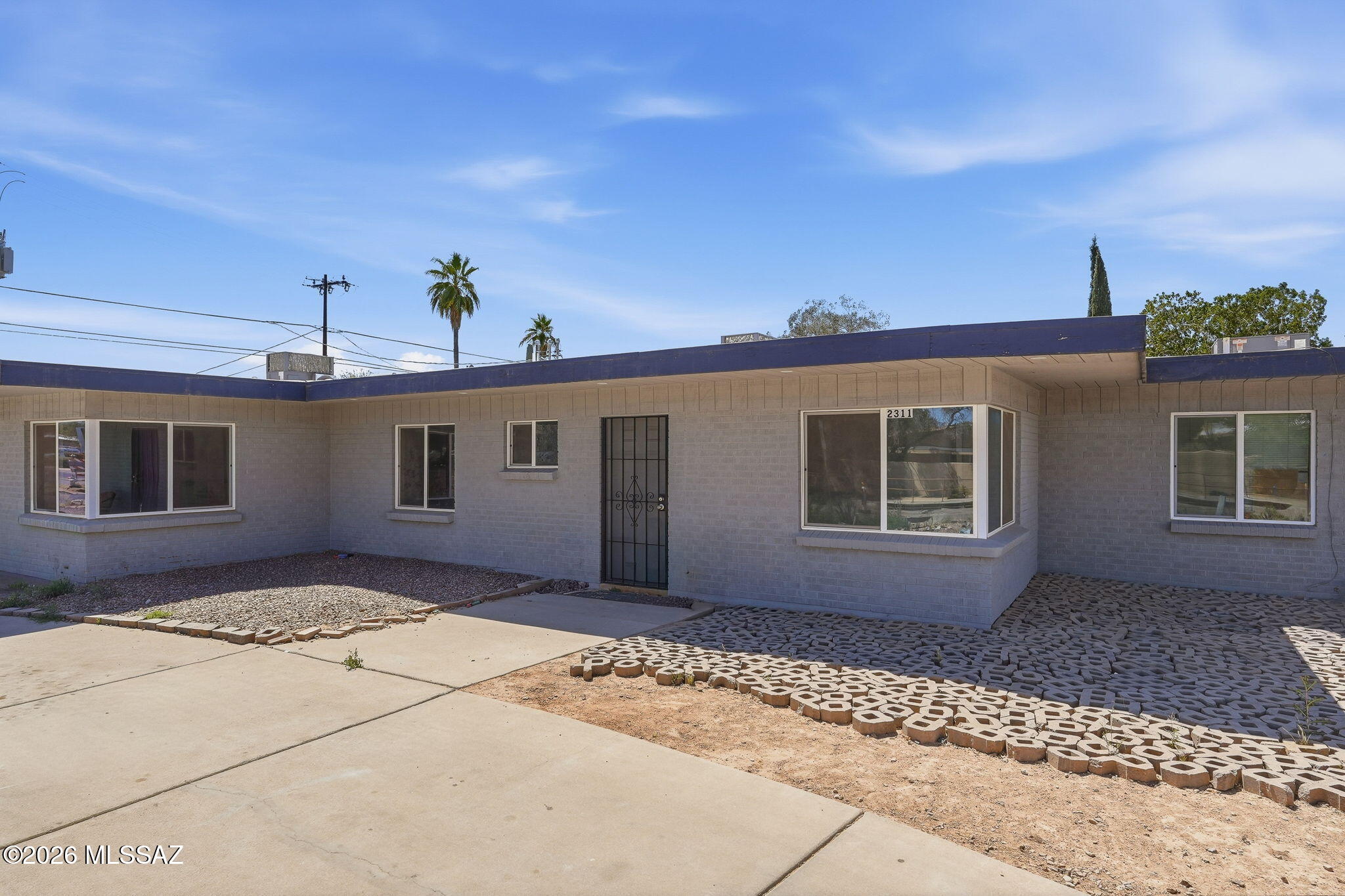 Triplex. Each unit approx. 950sqft. all 3 are 2 bed, 1 bath. 2 units recently remodeled. Newer A/C units. Windows recently replaced. 6 plus available parking spaces. All 3 units currently occupied.
