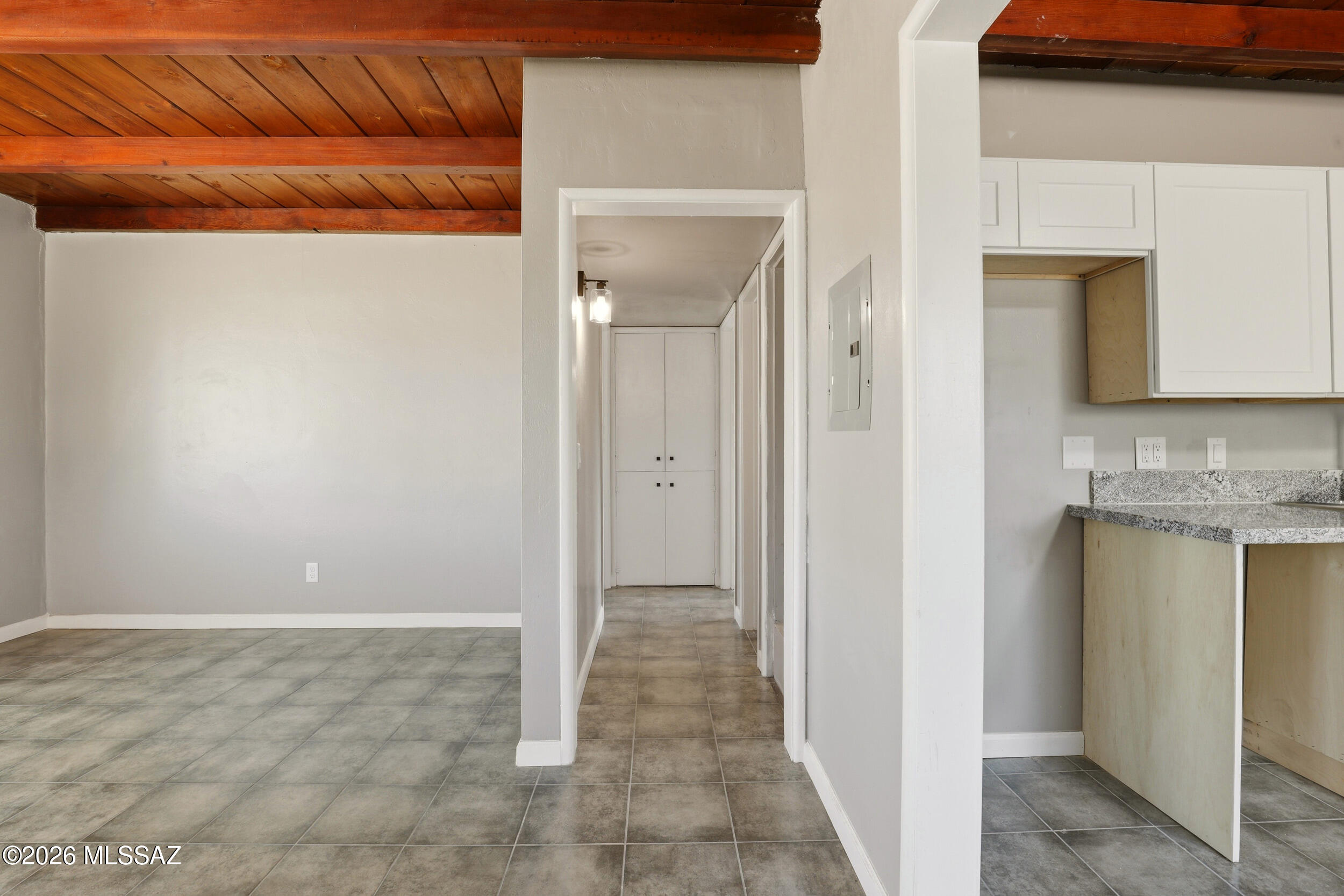 Turnkey, completely renovated 1,430 sq ft duplex, each unit is 2 Bed 1 Bath for 4 Beds and 2 Baths total, with high-quality upgrades throughout. The property features a new roof in 2024, upgraded electrical service with new panels, and all new double pane windows for enhanced efficiency.

Both units showcase tile flooring throughout, new stucco with fresh exterior and interior paint, and updated kitchens with new cabinets, granite countertops, sinks, and garbage disposals. Bathrooms have been fully redone and feature elegant Italian tile walls, along with new vanities and toilets.

Large lot, no HOA, centrally located near the University of Arizona and Tucson Medical Center, shopping, dining, and many employers. 

Agent is related to seller.