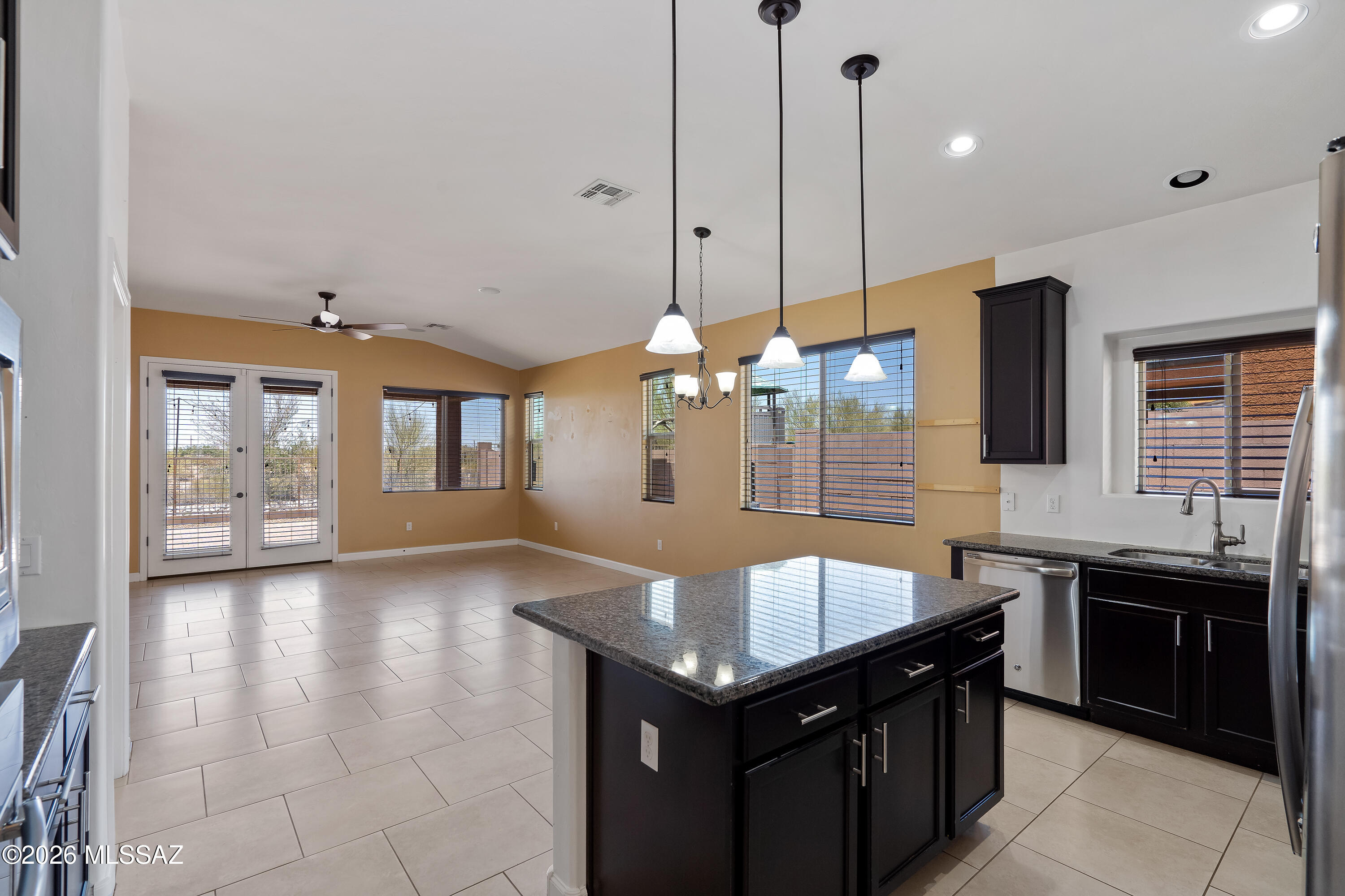 This well appointed 4 bedroom, 2 bath home in desirable Northwest Tucson offers both comfort and versatility. Featuring a spacious den ideal for a home office or flex space, the layout is enhanced by 9 foot ceilings that create an open, airy feel throughout. The thoughtfully landscaped backyard provides a private outdoor retreat perfect for relaxing or entertaining. A perfect blend of function and style in a sought-after location.