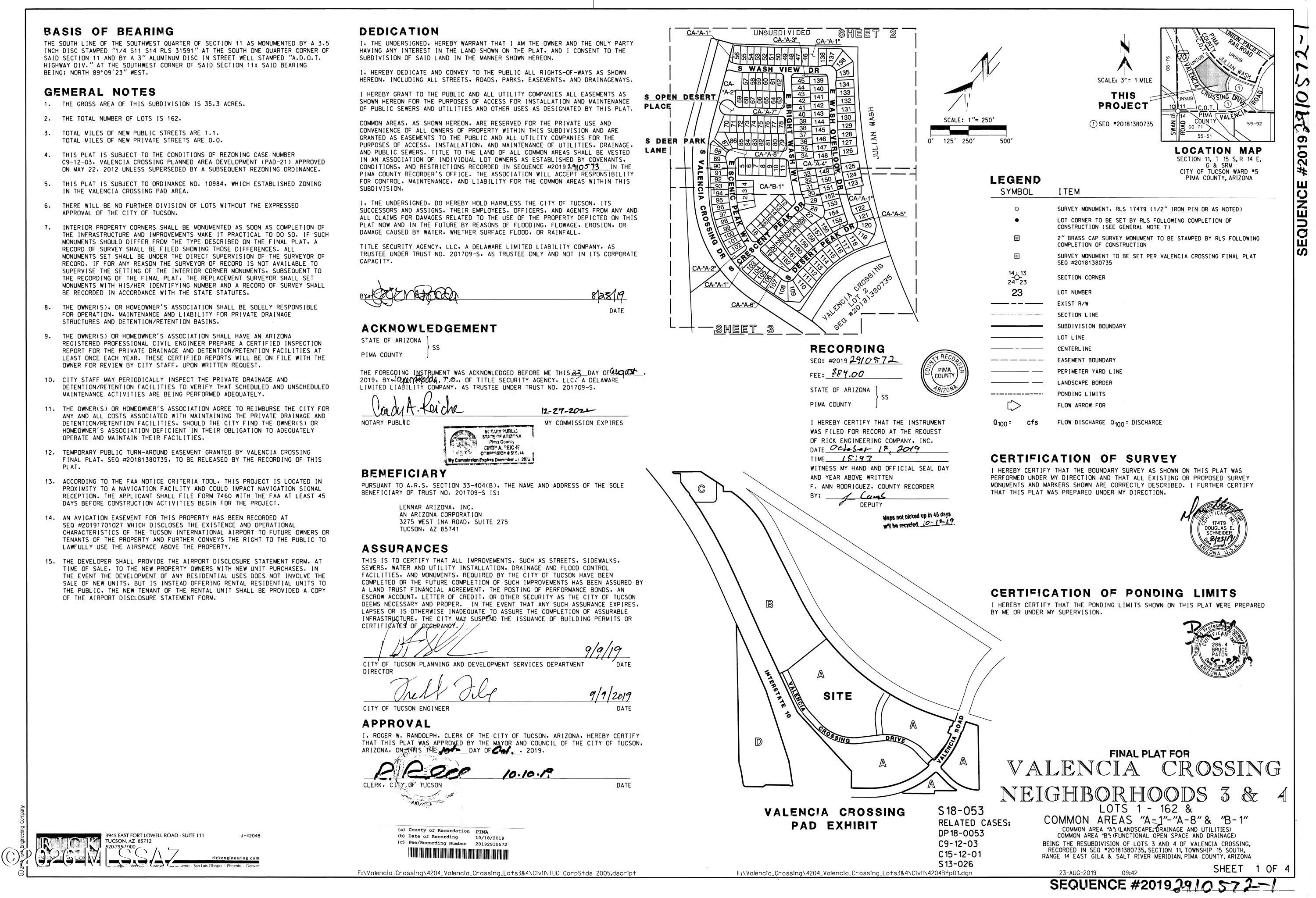 Valencia Crossing Neighborhoods 3 & 4 - Residential