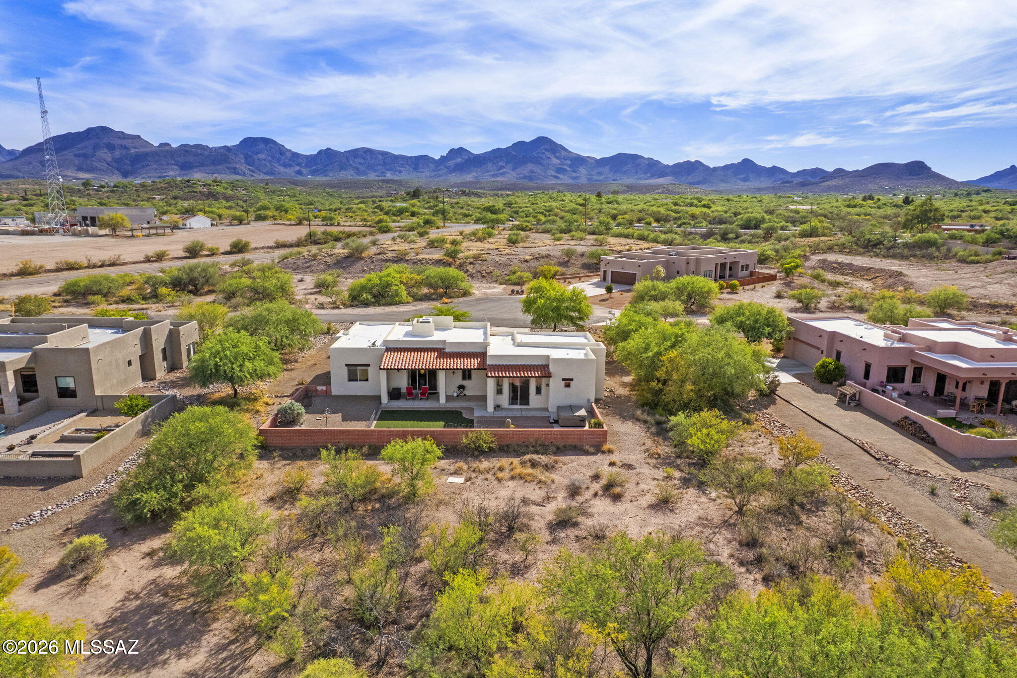 Experience the beauty of Southern Arizona in this stunning Tubac home featuring 3 bedrooms (2 private en-suites) and 3 bathrooms. Designed with an open-concept layout, the spacious kitchen flows seamlessly into the living and dining areas, all perfectly positioned to capture breathtaking 360-degree views from both inside and out. Located near the renowned Tubac Golf Resort, this beautifully designed golf and residential community blends old-world charm with modern amenities in the heart of the Santa Cruz River Valley. Just minutes from the historic village of Tubac, (established in 1752) you'll enjoy over 100 unique shops, art galleries, dining, and the scenic cottonwood lined Santa Cruz River creating a lifestyle unlike anywhere else in Arizona.