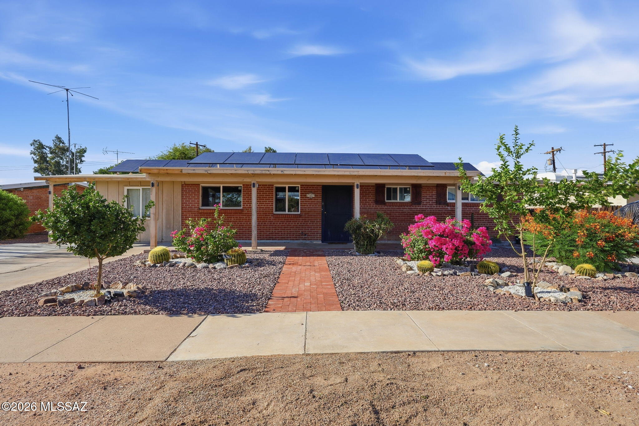 Seller offering up to $10,000 in concessions with an accepted offer--ask about a rate buydown. This spacious eastside home features 3 bedrooms, 2 baths, approximately 1,780 sq. ft., an open living area, granite countertops, newer A/C, paid-off solar, and no HOA. The oversized lot offers abundant parking, a wide gate with backyard access, and room for an RV, work trucks, trailers, equipment, and recreational vehicles. A covered patio and expansive backyard add even more space to enjoy. Bonus attached space with its own entrance offers flexible potential. Beautiful curb appeal and a convenient location near Golf Links Road, shopping, dining, schools, parks, and major roadways. Come take a look!