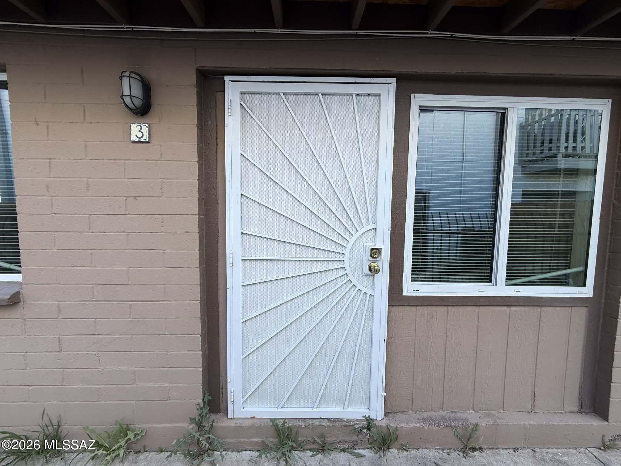 Charming 1BR/1BA apartment located in a small gated community of 10 units n central Tucson. This cozy 550 sq. ft. unit is perfectly situated near Davis-Monthan AFB, shopping, schools, parks, and more. Central AC to keep you cool during those long hot summers. The home features tile floors throughout and vaulted ceilings. The kitchen comes equipped with a refrigerator and stove/oven. On-site coin-operated laundry is available for your convenience, and off-street parking is included. Pet-friendly, this home provides comfort and accessibility at an affordable price. Don't miss out, call today to schedule a viewing! Section 8 allowed.