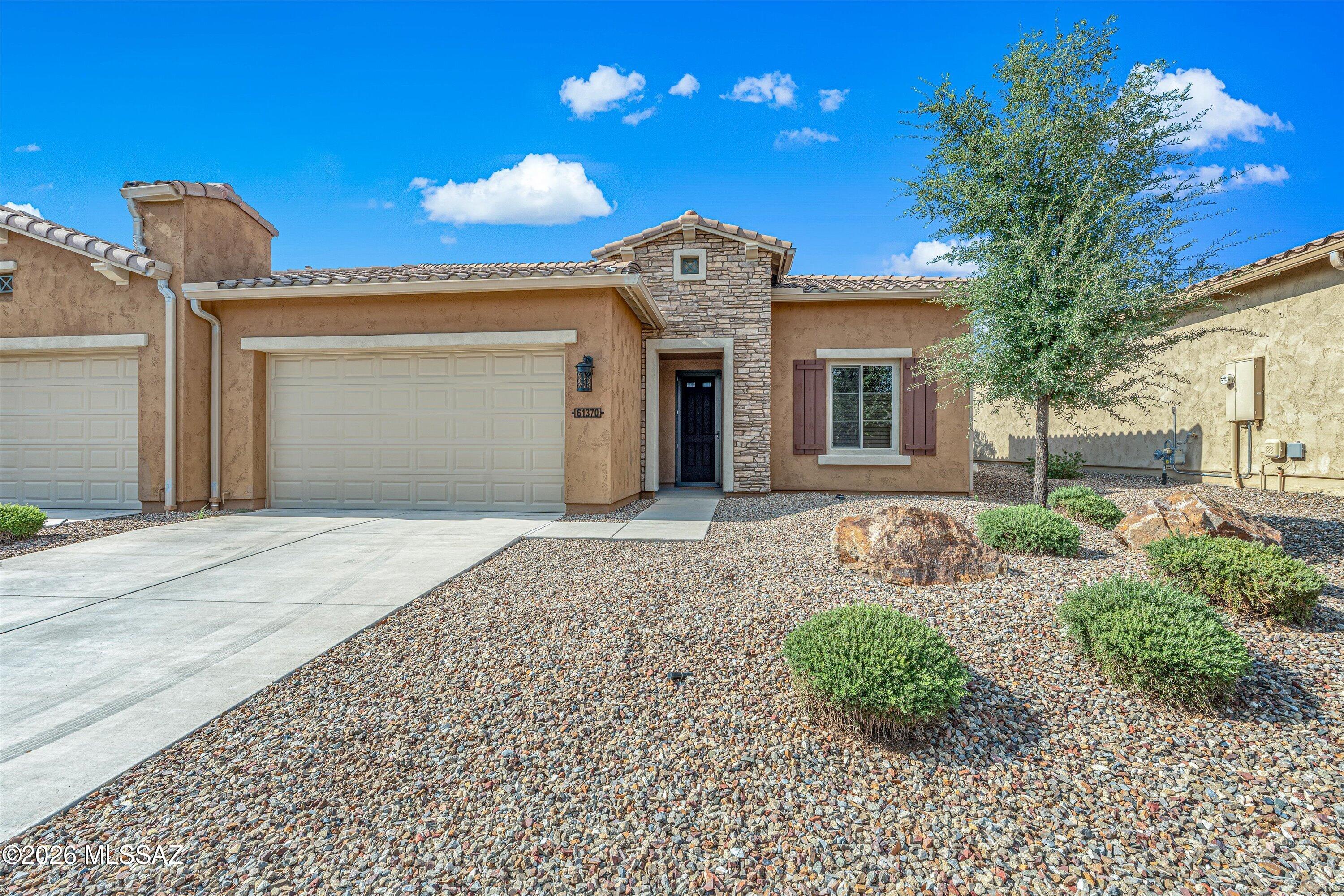 Fully furnished 2-Bed 2-Bath villa in SaddleBrooke Ranch! This highly upgraded home has premium finishes throughout and is vacant / ready for move-in today. Clean and meticulously maintained! All appliances included, with washer and dryer. Top-tier lot with a backyard that opens to common area for privacy and views.  North-south exposure fills the home with natural light and keeps the patio cool during summer months. Enjoy state of the art community amenities, including pickle ball, bocce ball, golf, indoor/outdoor pools, a dog park, dozens of clubs, and more! All utilities included in the rent price, except for internet/cable TV. Tenant has access to all comunity amenities. Small dog considered. Please contact property manager for more information and to schedule a showing